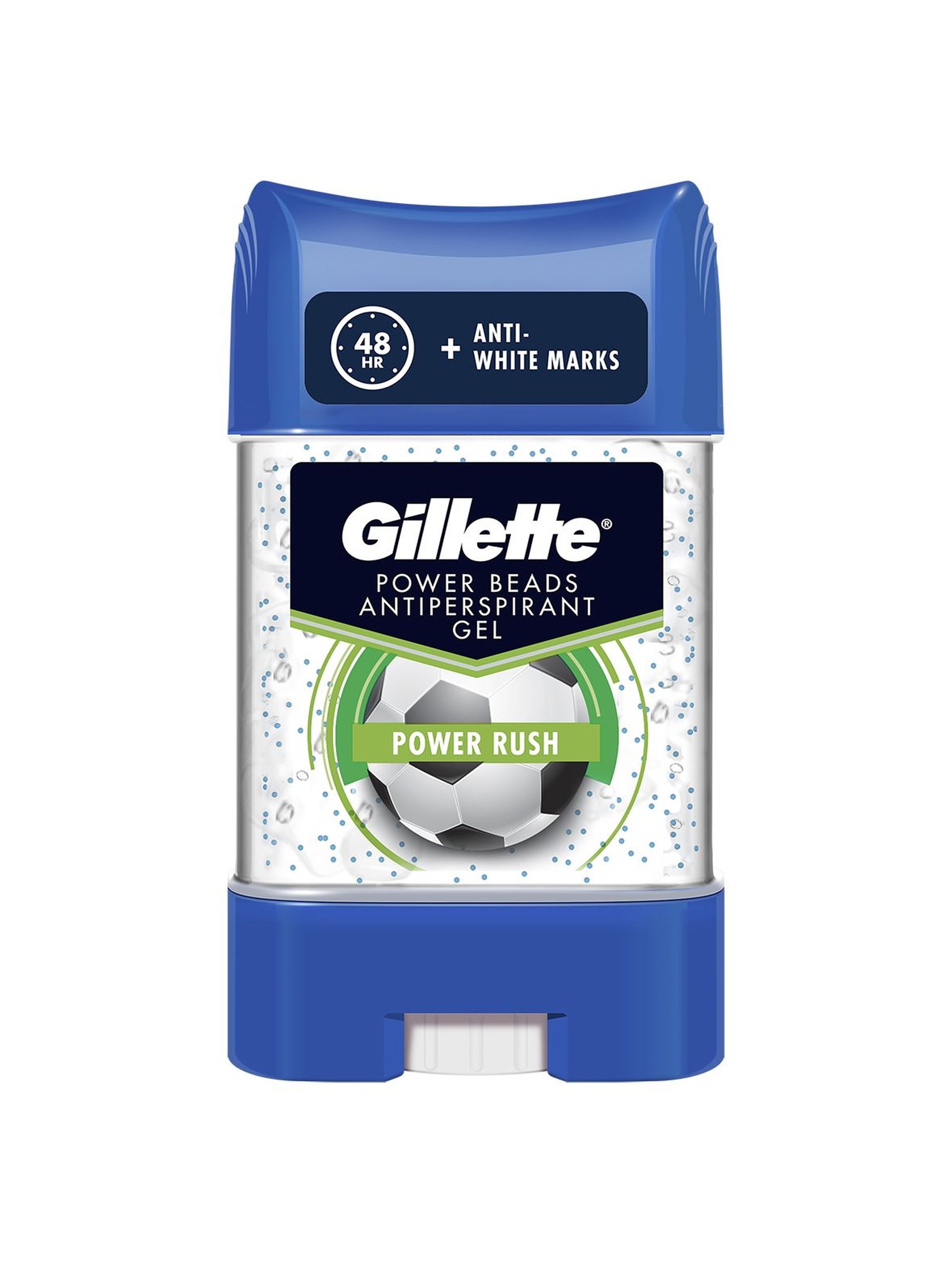 Gillette Power Rush Przezroczysty żel, antyperspirant 75ml