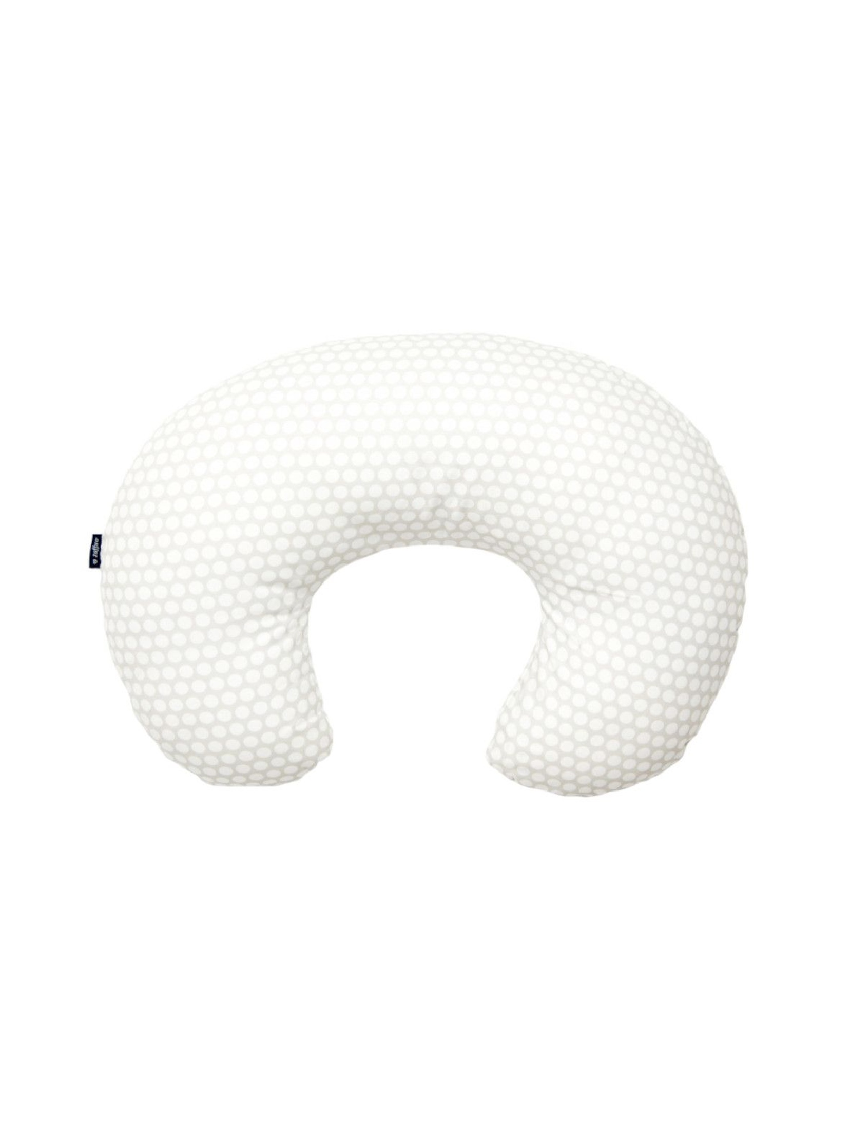 Poduszka do karmienia Comfort Exclusive 140 cm grochy szaro-białe