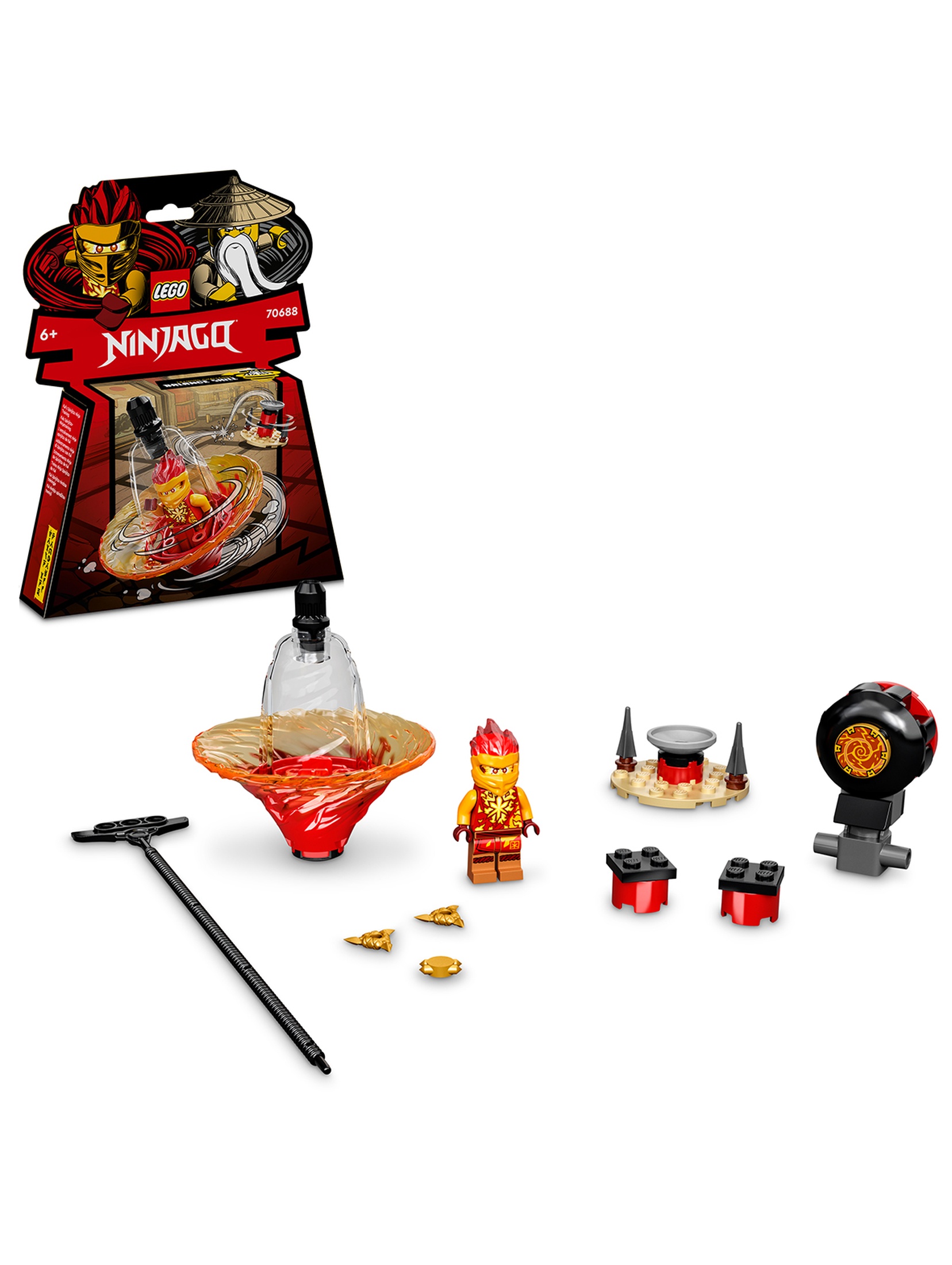 LEGO Ninjago - Szkolenie wojownika Spinjitzu Kaia 70688 - 32 elementy, wiek 6+