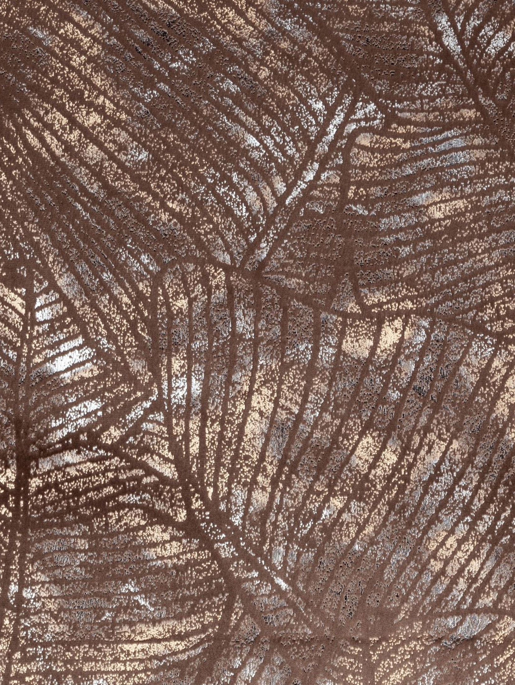 Zasłona gotowa Tulia na taśmie 135x270 cm - brązowa