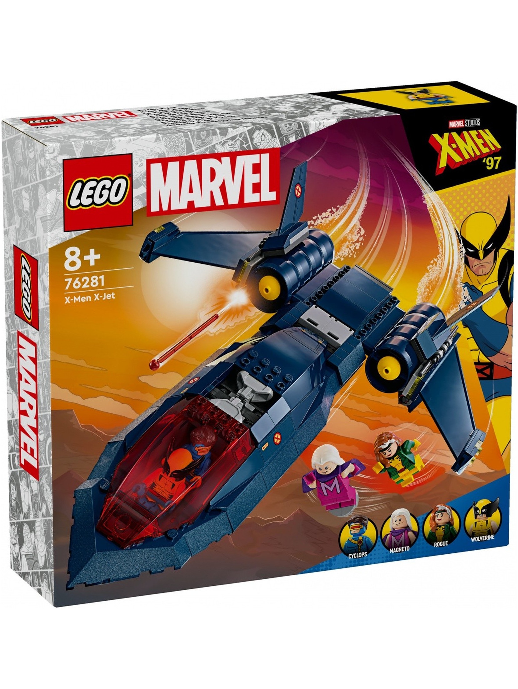 Lego Klocki Super Heroes 76281 Odrzutowiec X-Menów