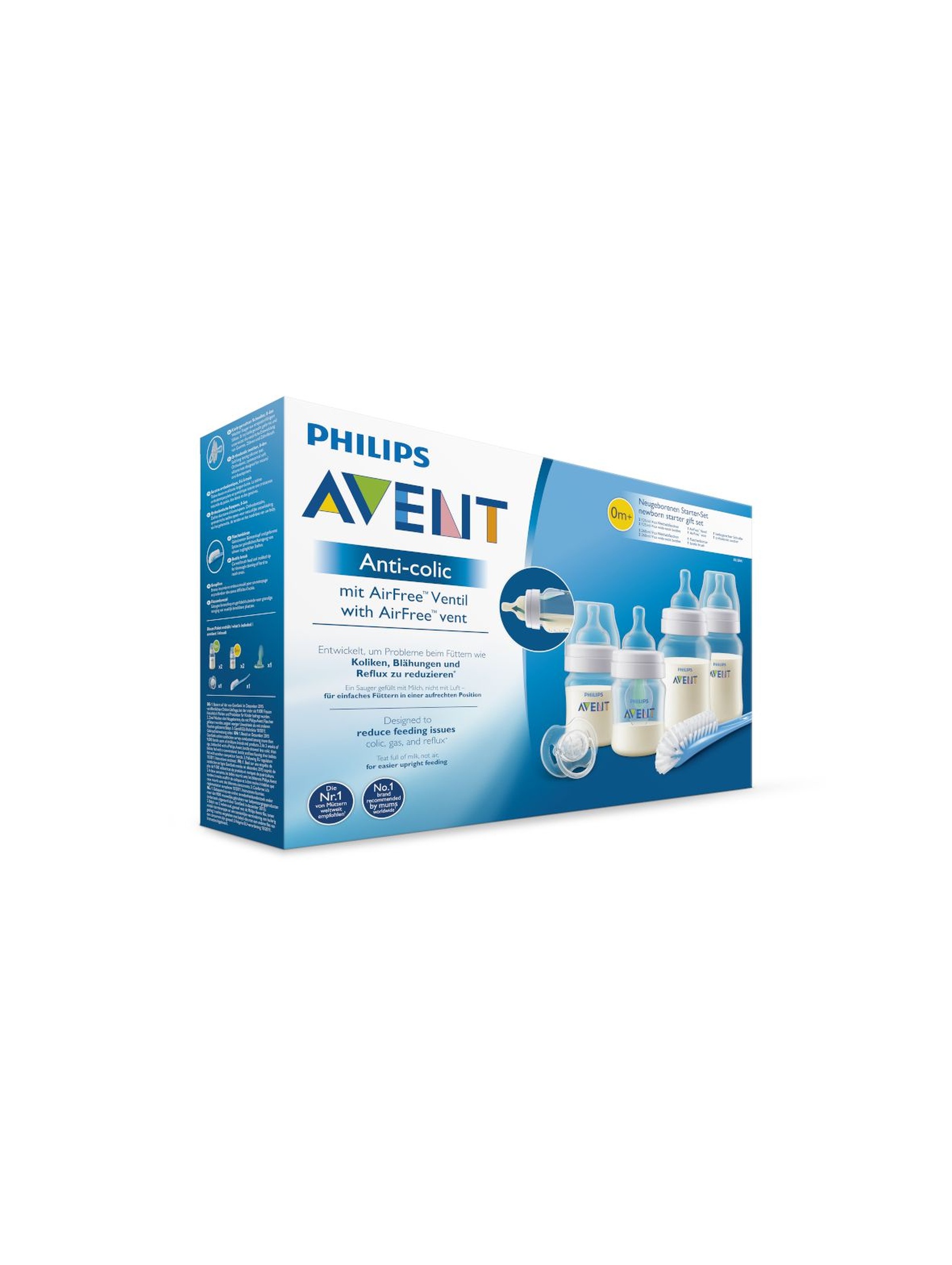 Zestaw butelek z serii Anti-colic z nakładką antykolkową AirFree™