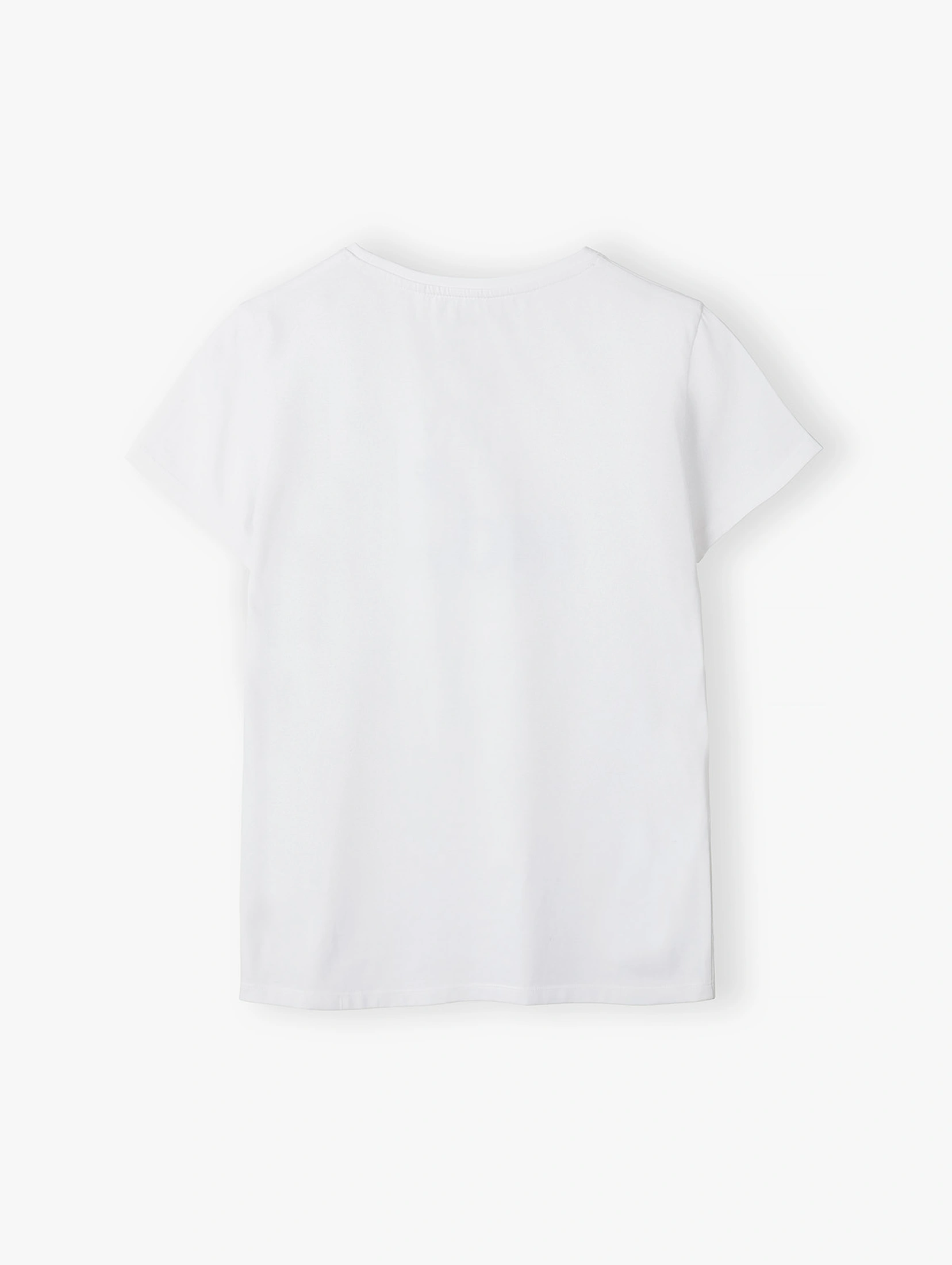T-shirt damski biały z napisem - Mom