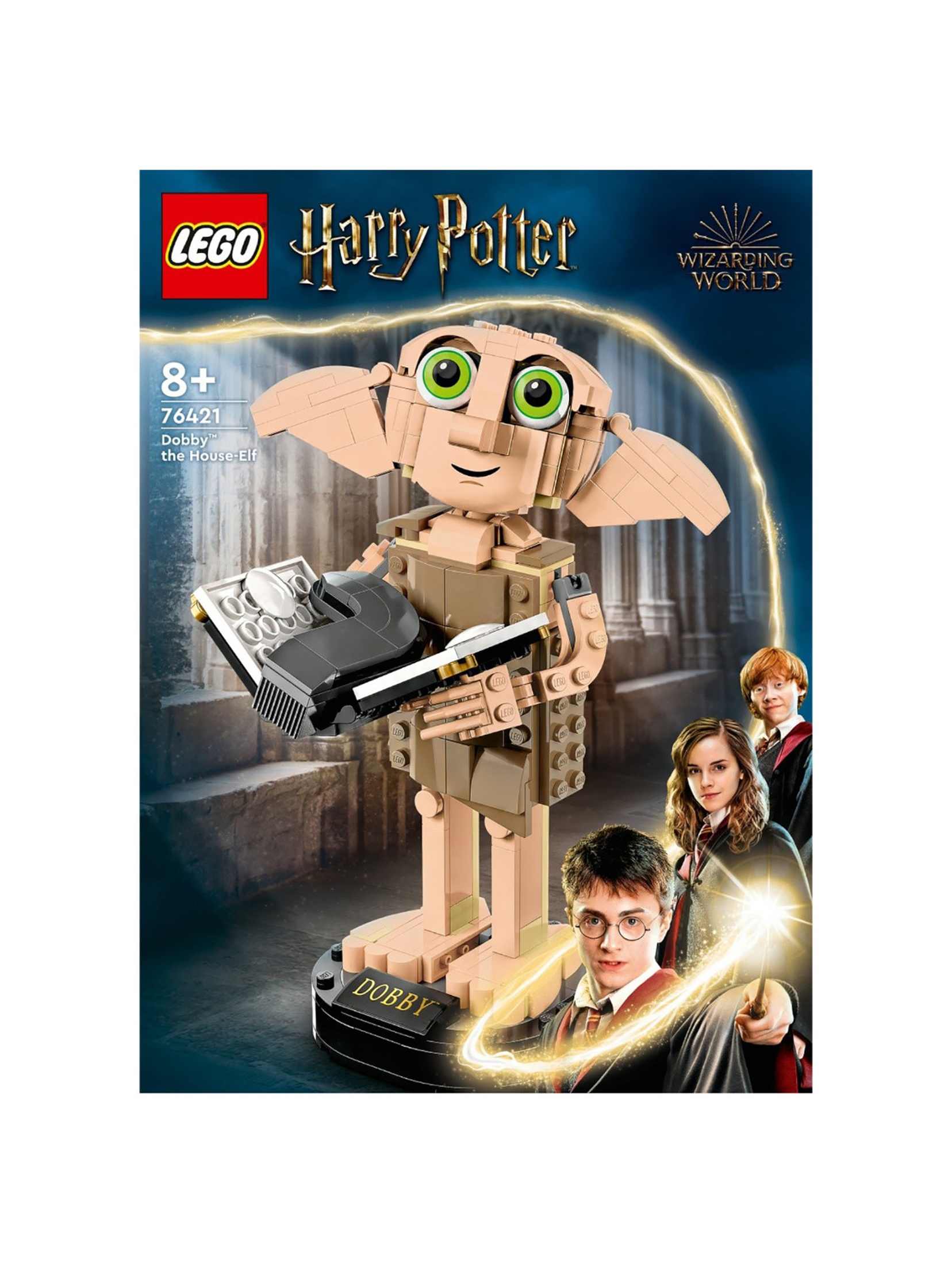 Klocki LEGO Harry Potter 76421 Skrzat domowy Zgredek - 403 elementy, wiek 8 +
