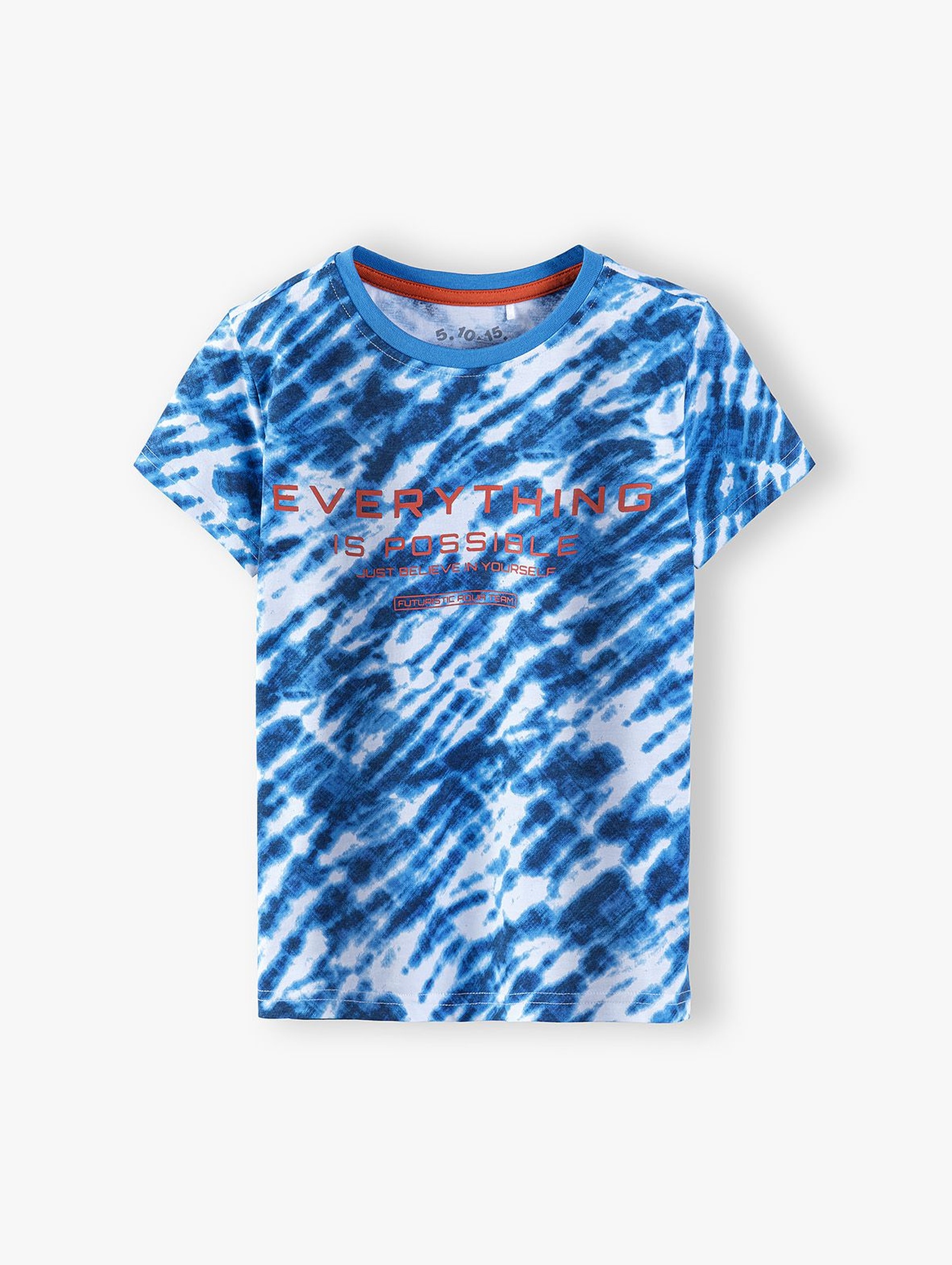 T-shirt chłopięcy w kolorze niebieskim Aqua