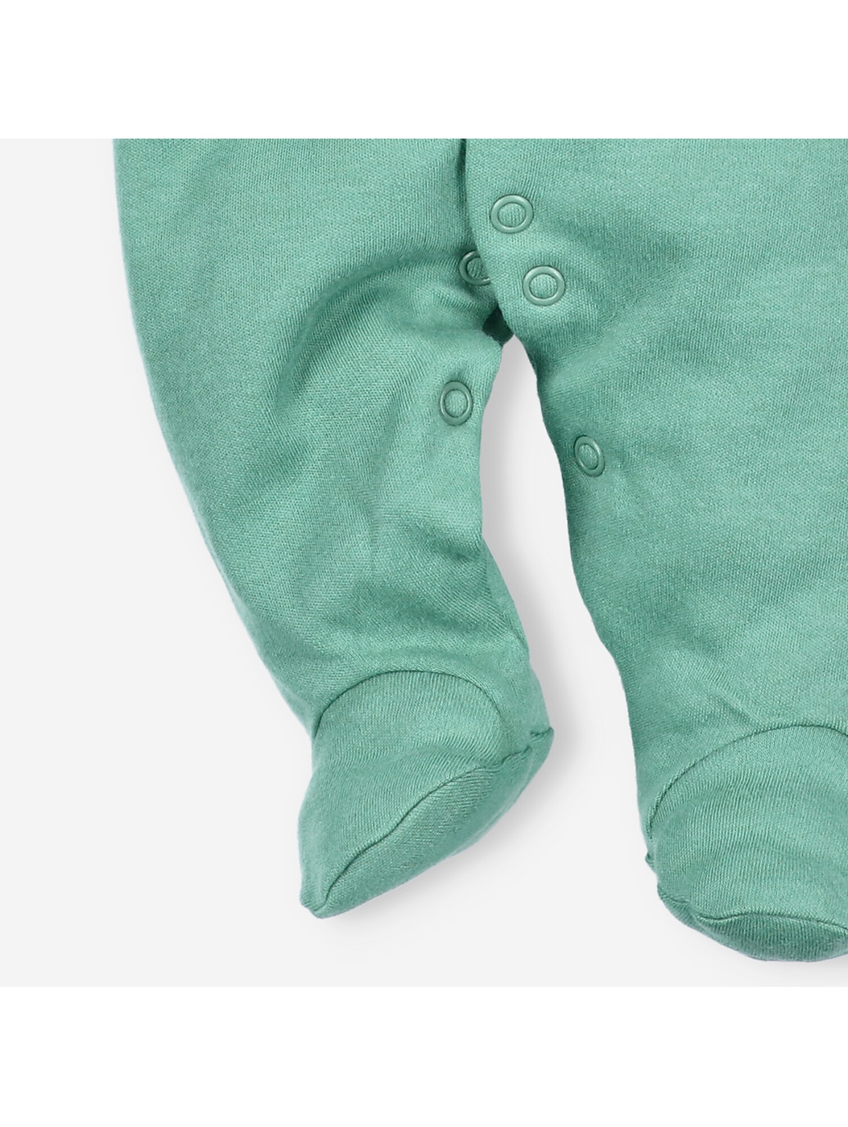 Pajac niemowlęcy z bawełny organicznej zielony