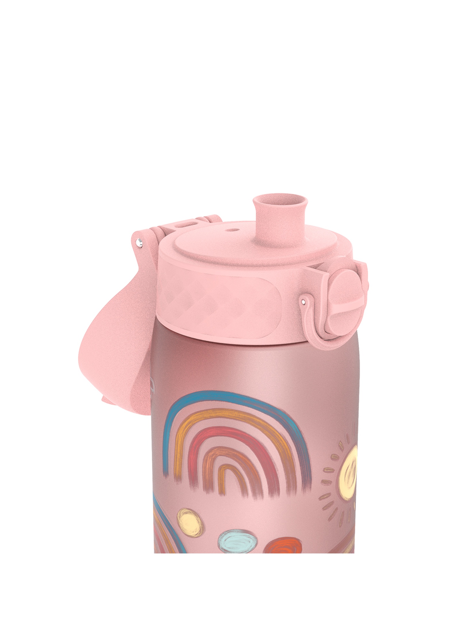 Butelka na wodę ION8 BPA Free Rainbows 500ml - różowa
