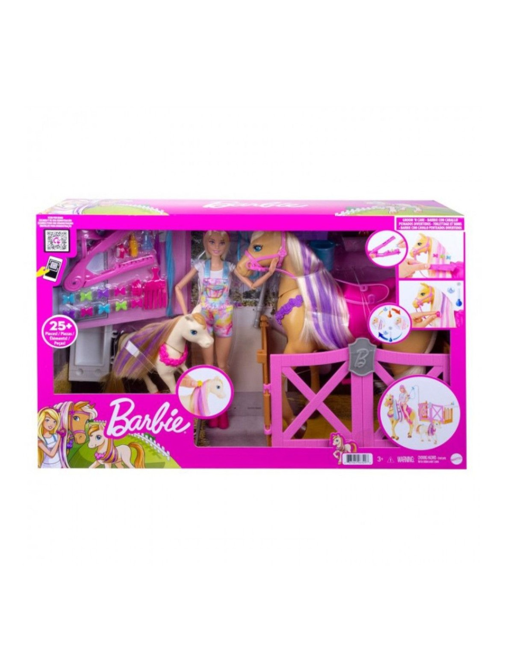 Barbie konik stylizacja i opieka - zestaw