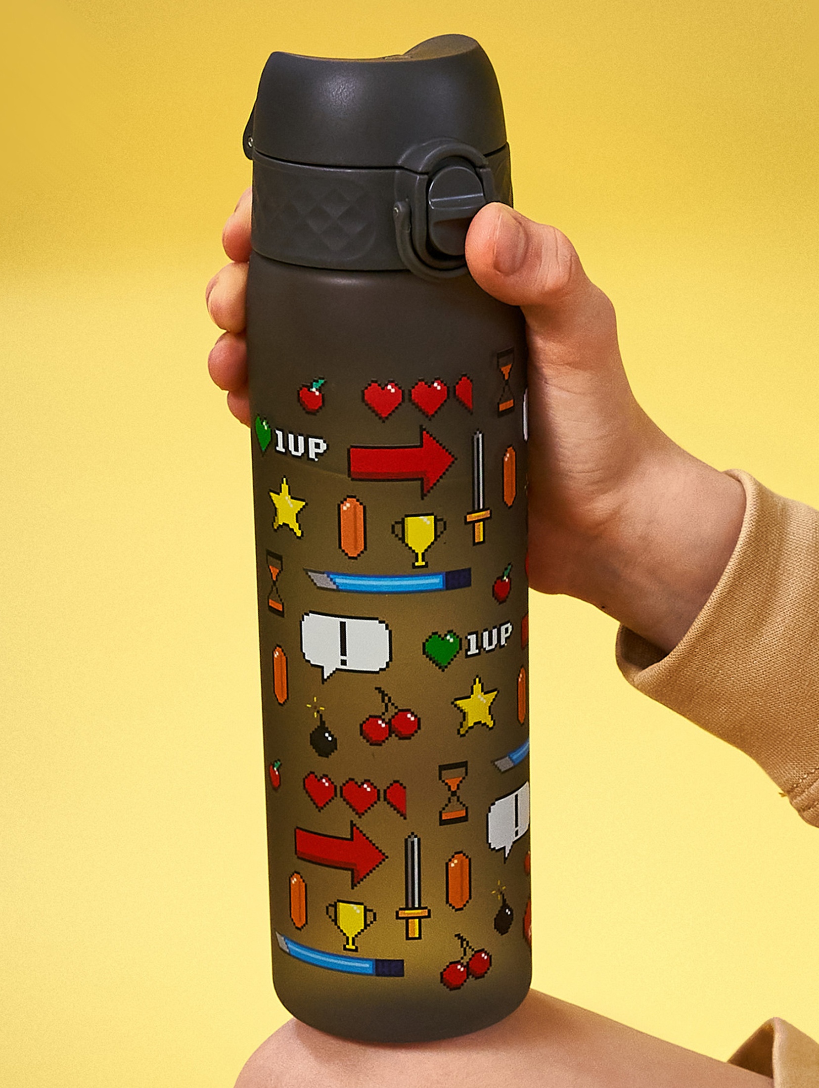 Butelka na wodę ION8 BPA Free Gamer 500ml szara