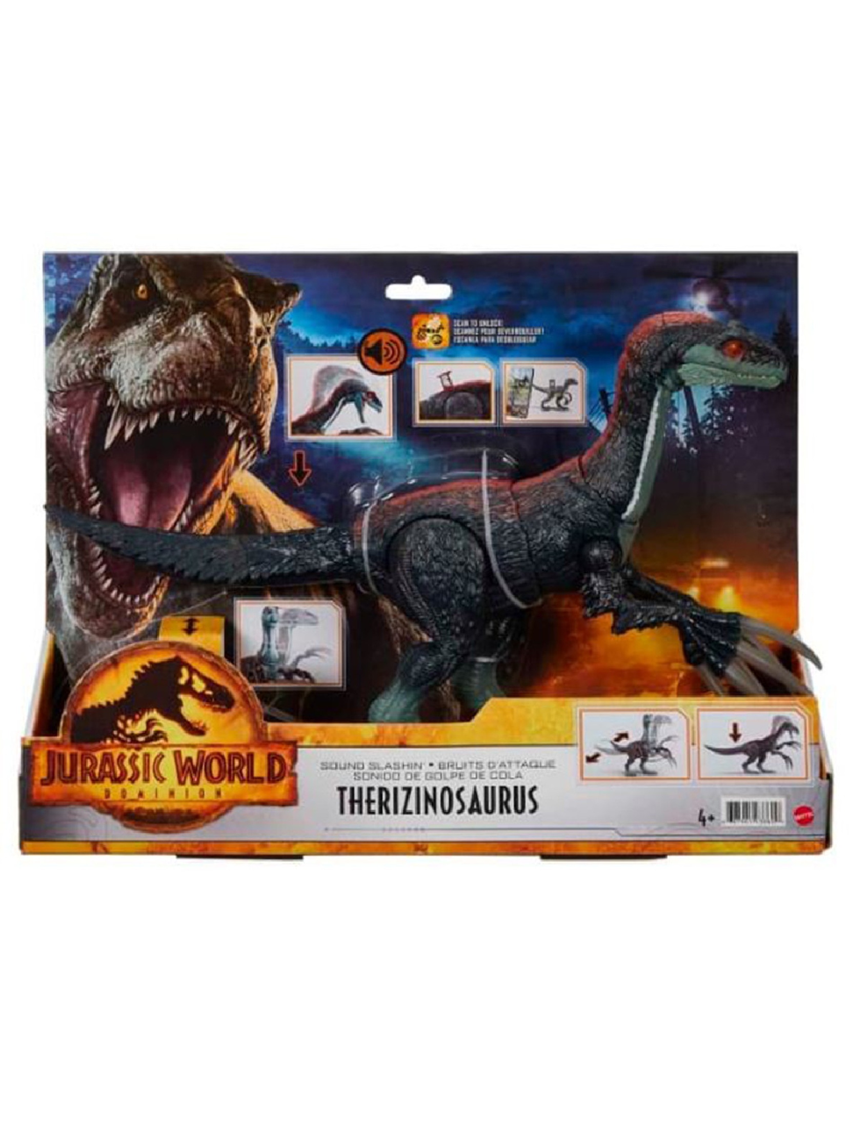 Jurassic World Dinozaur- figurka Megaszpony atak z dźwiękiem