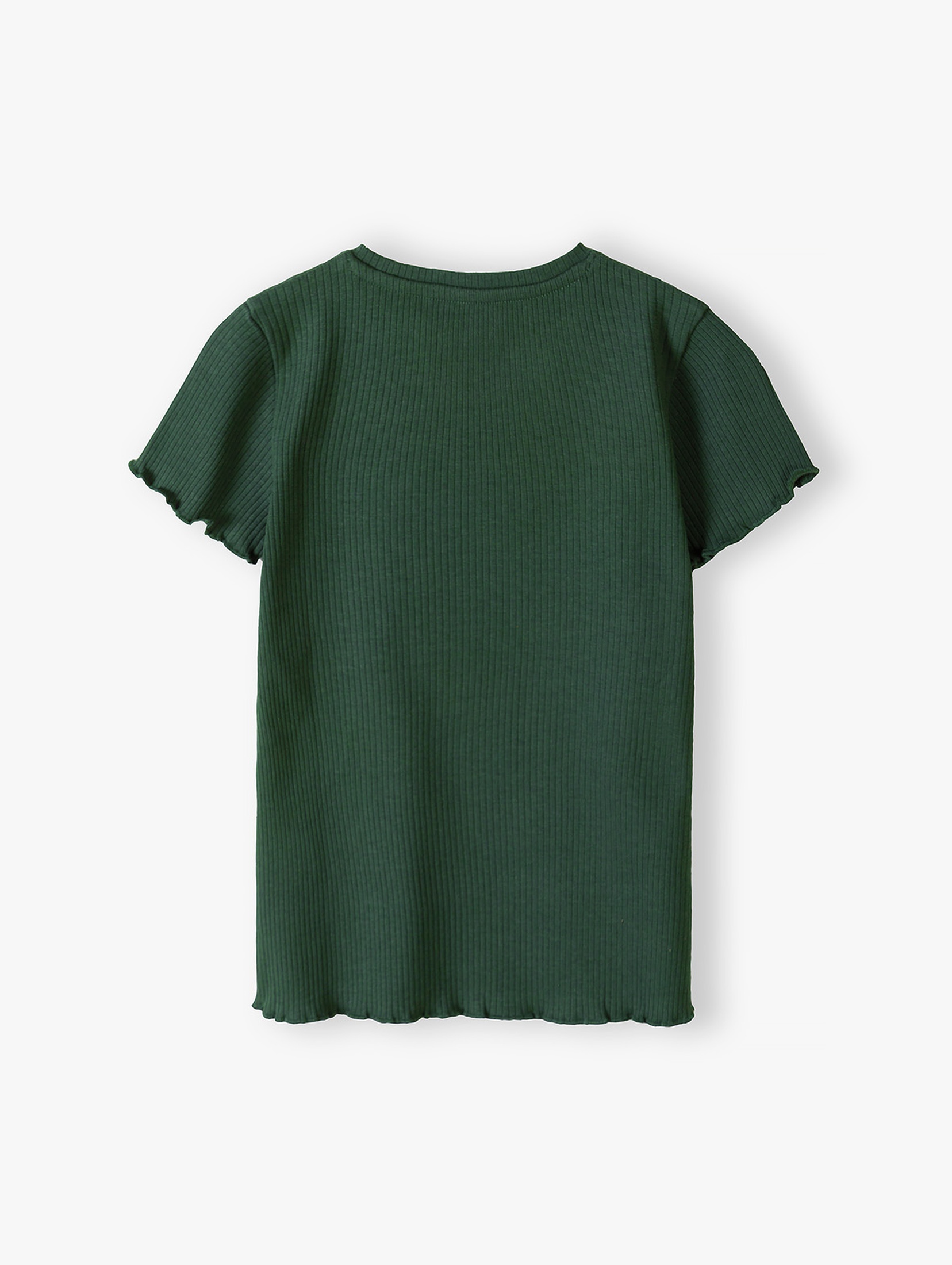 Zielony t-shirt w prążki - Deep nature