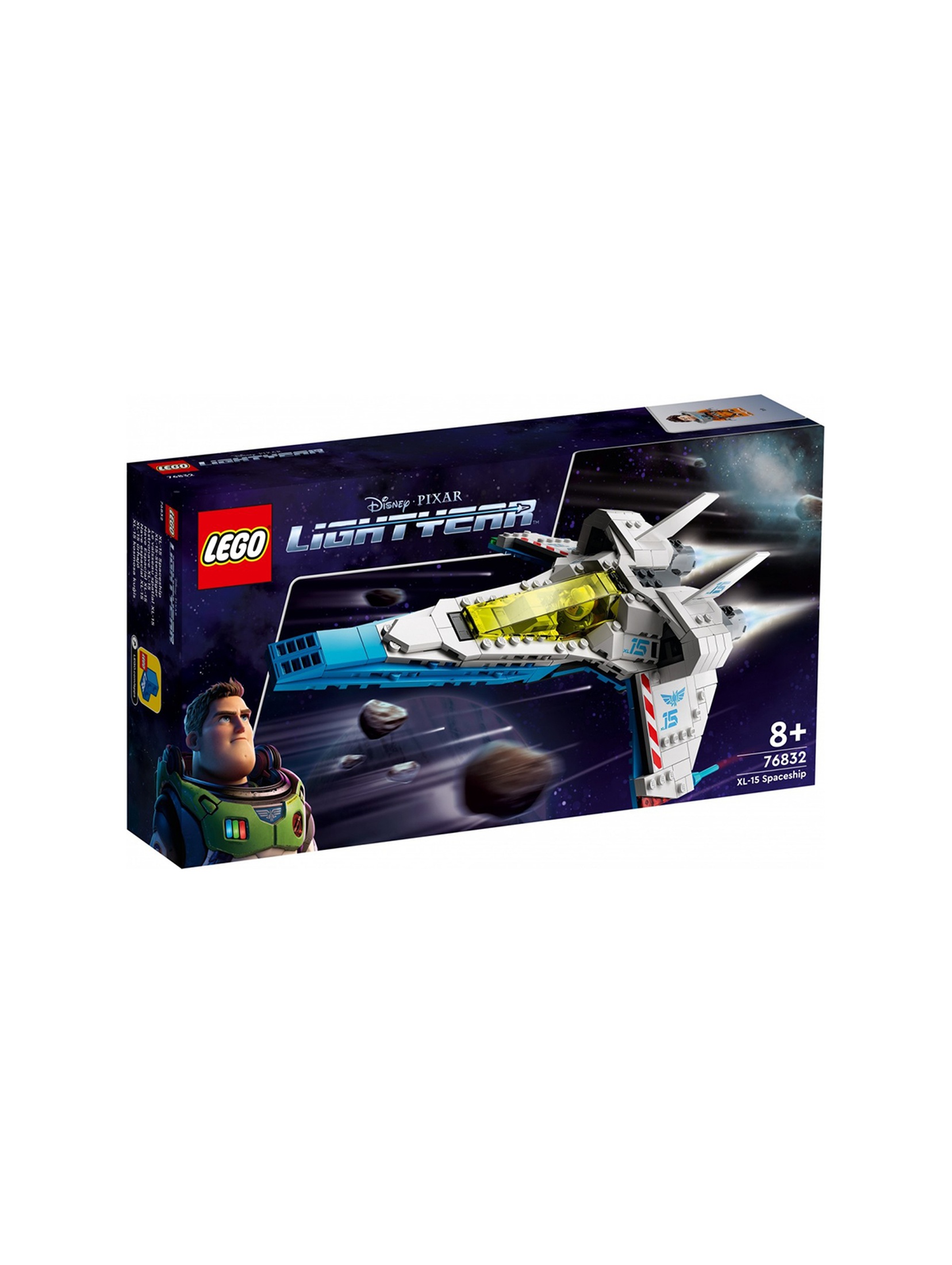 LEGO Disney - Statek kosmiczny XL-15 76832 - 497 elementów, wiek 8+