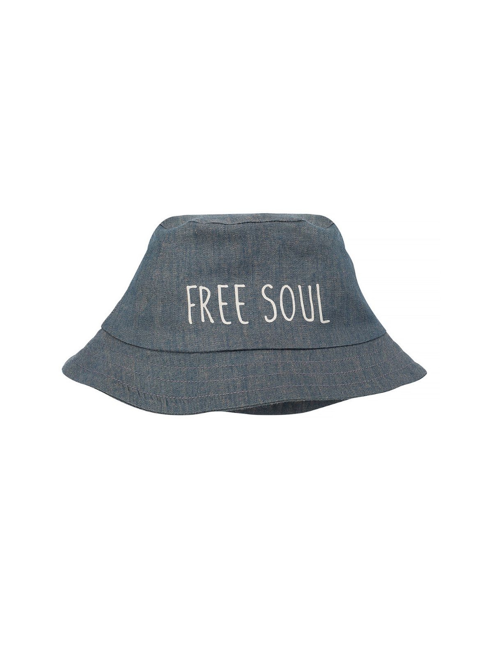 Bawełniany kapelusz FREE SOUL niebieski