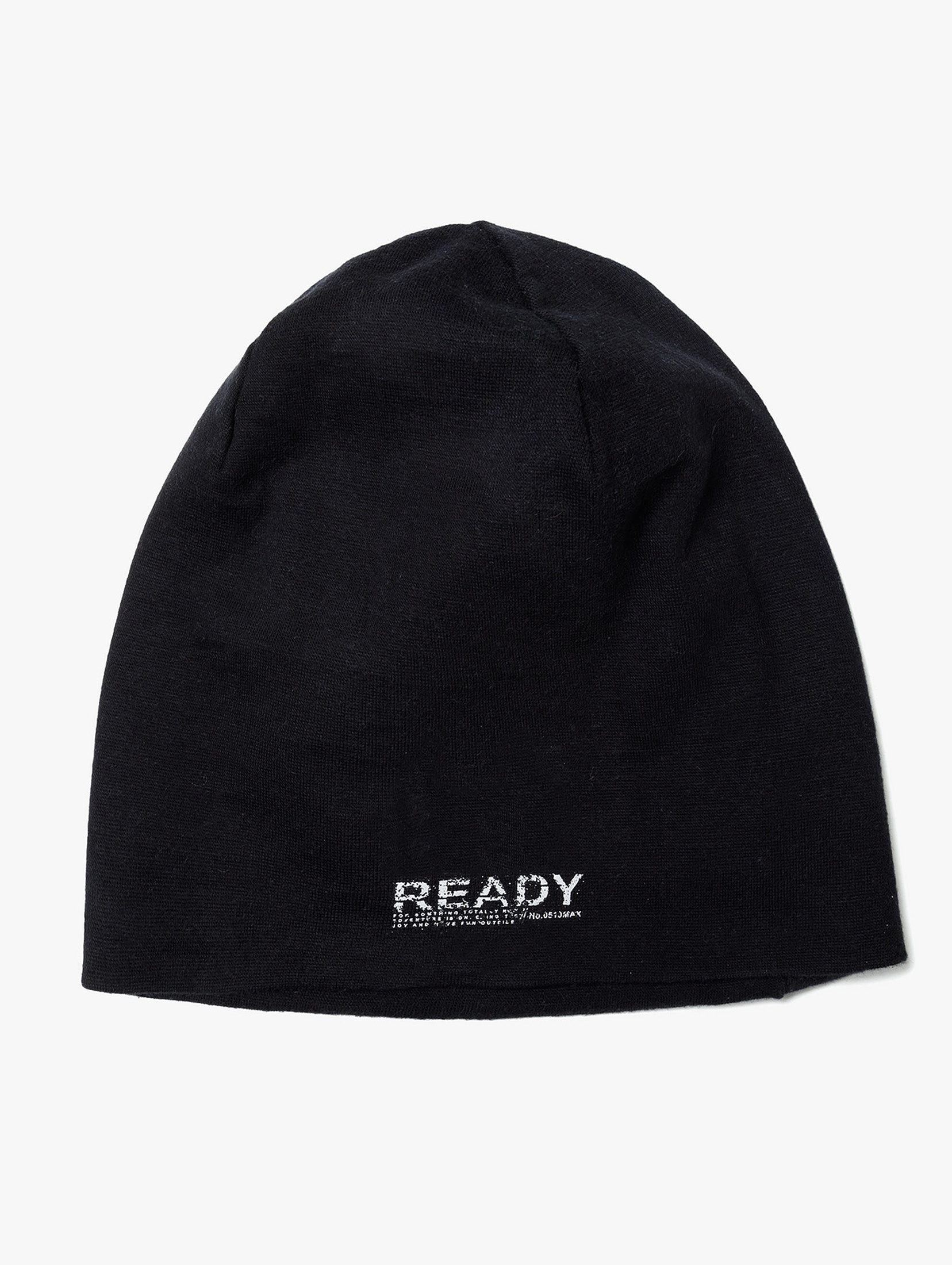 Czarna dzianinowa czapka dla chłopca - Ready