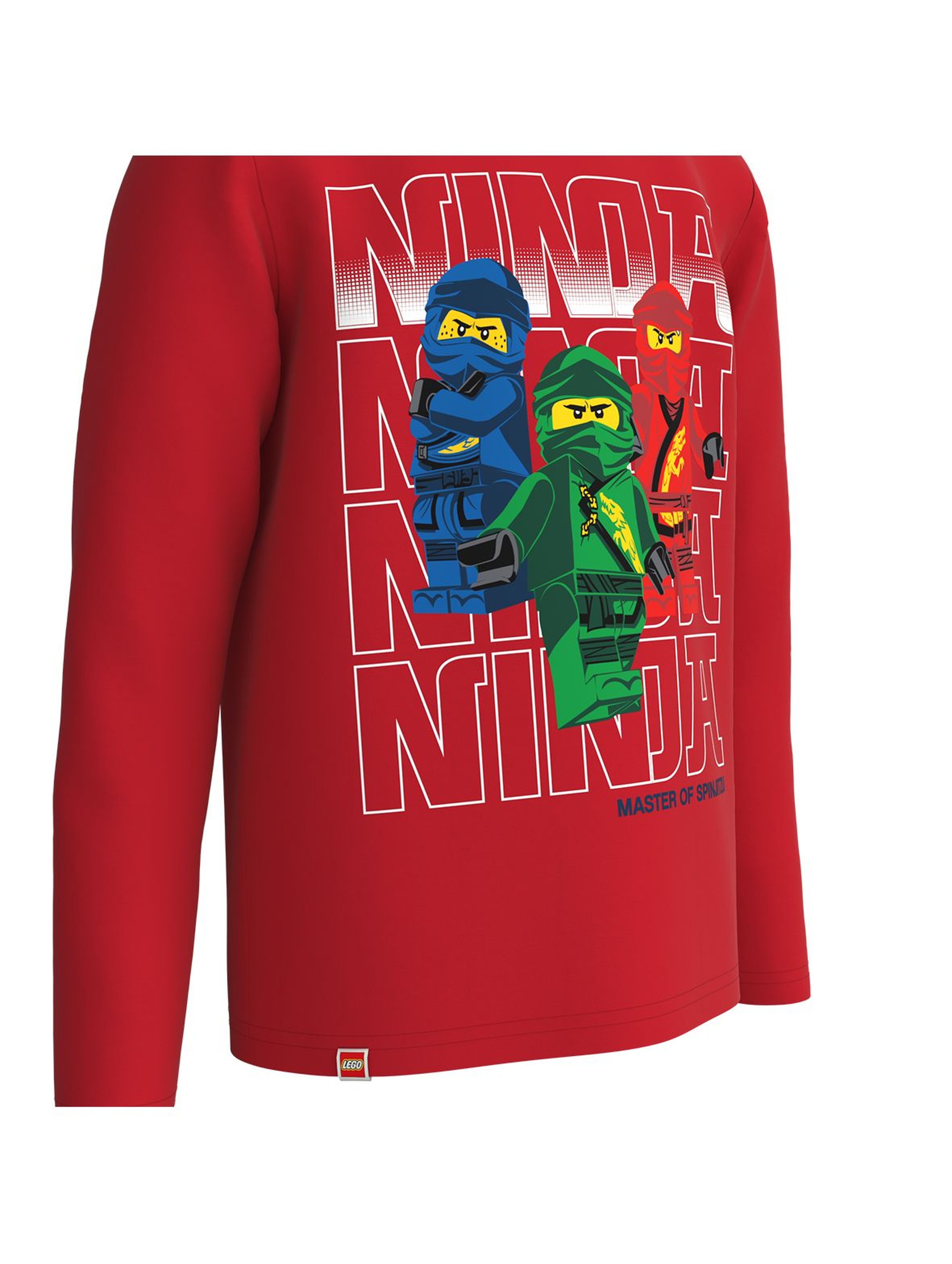 Czerwona koszulka Lego Ninjago - długi rękaw