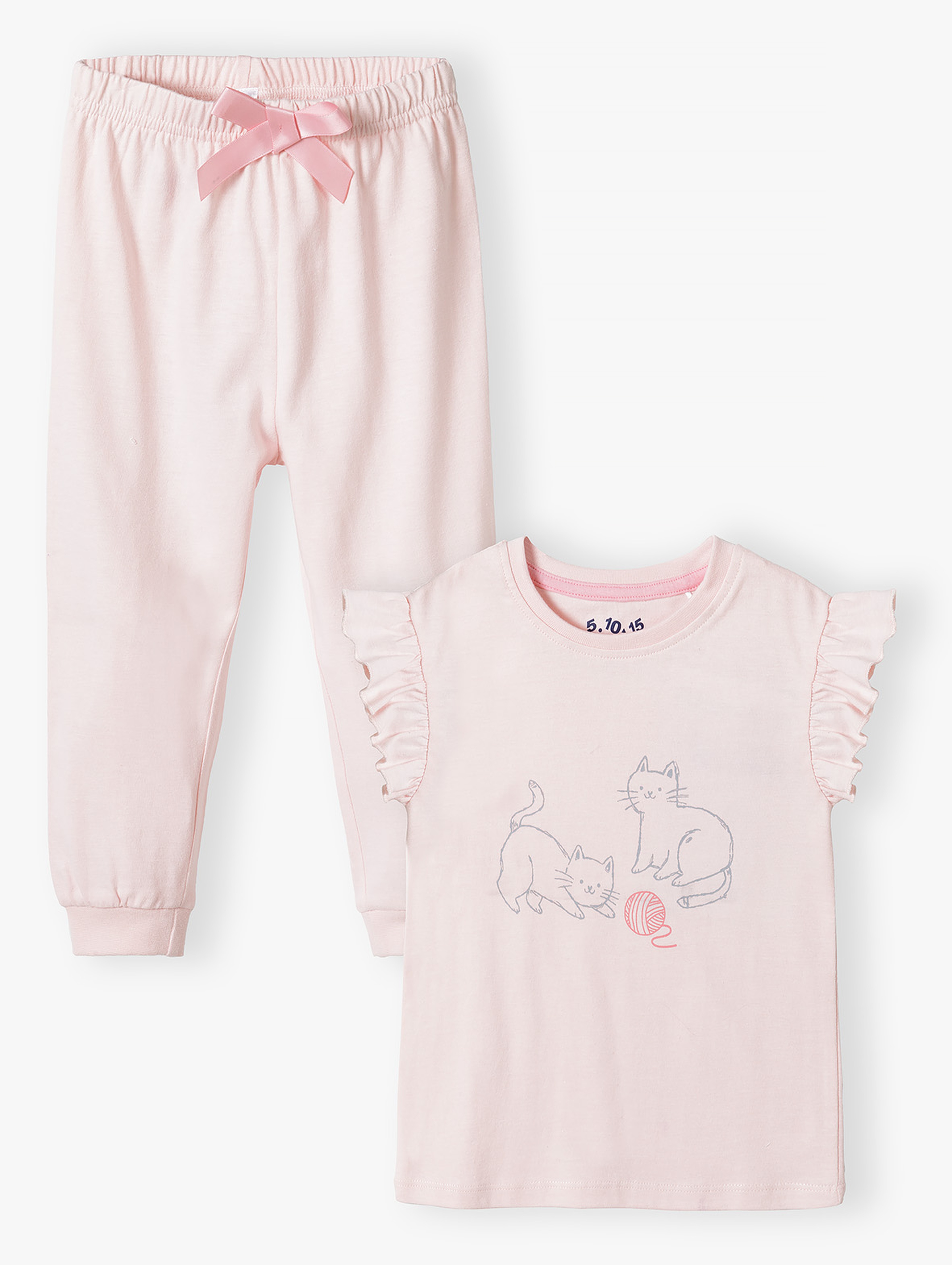 Pidżama dla dziewczynki w kotki