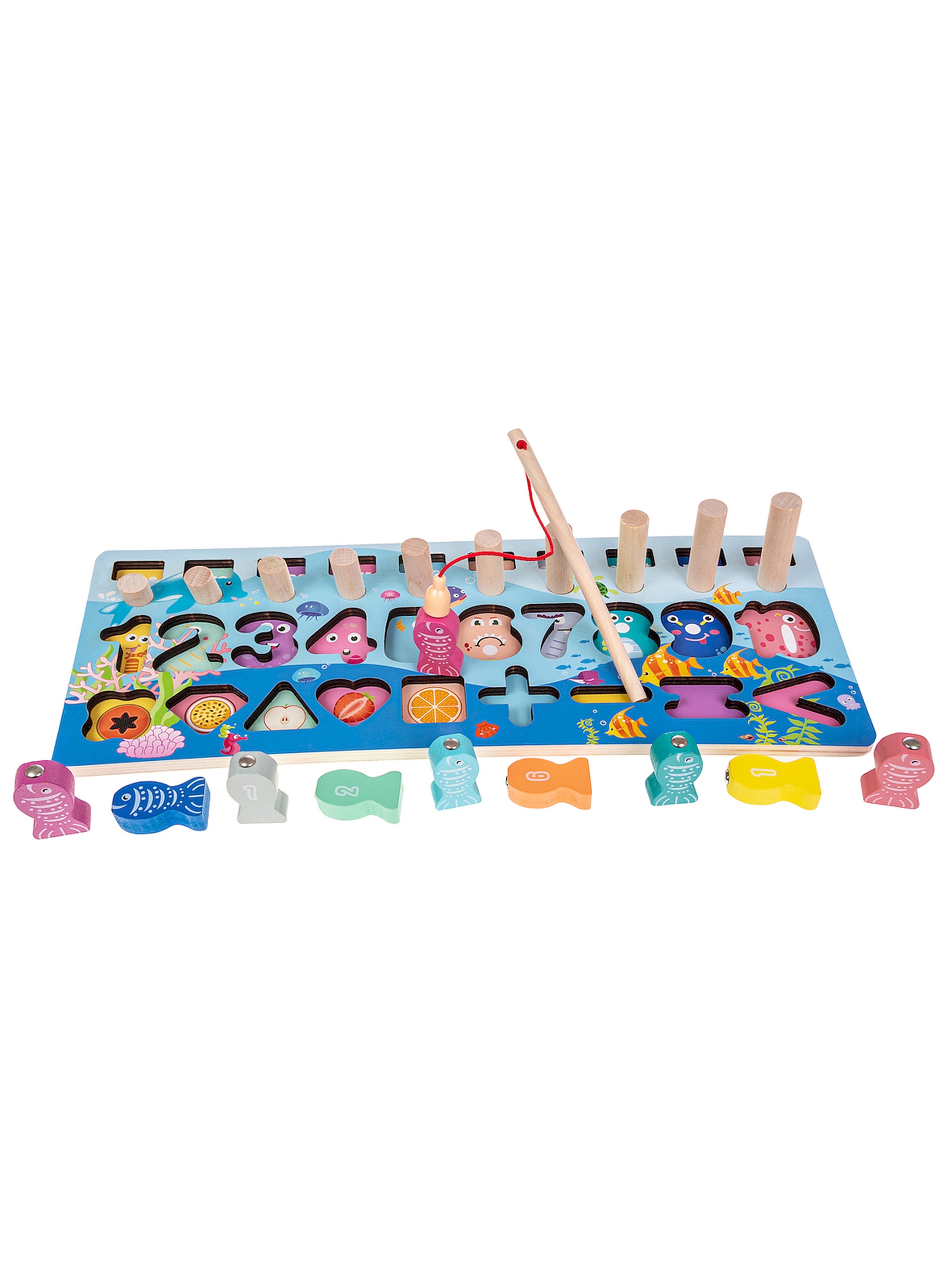 Montessori drewniana zabawka edukacyjna Smily Play