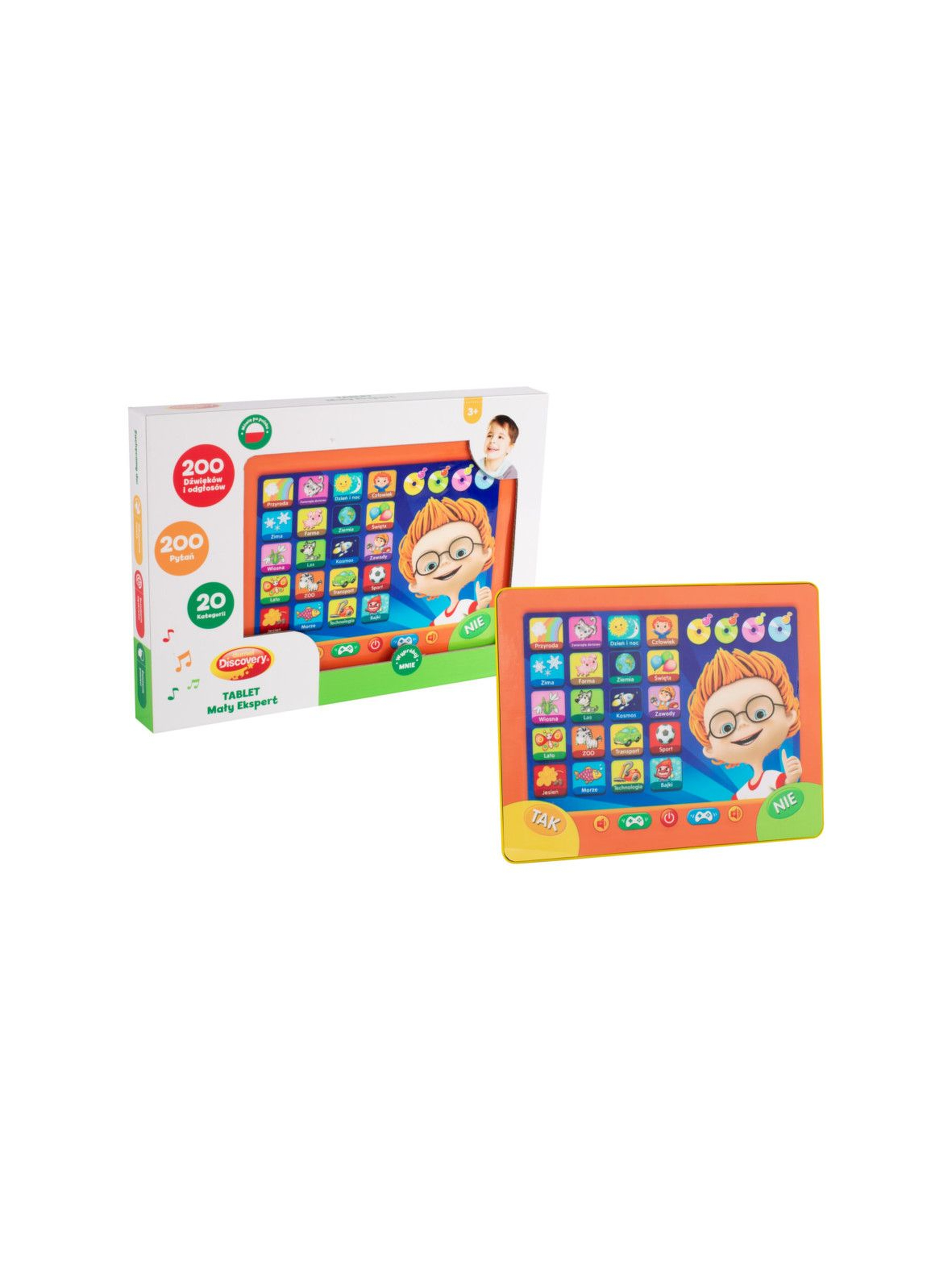 Tablet - Mały ekspert- zabawka edukacyjna 3+