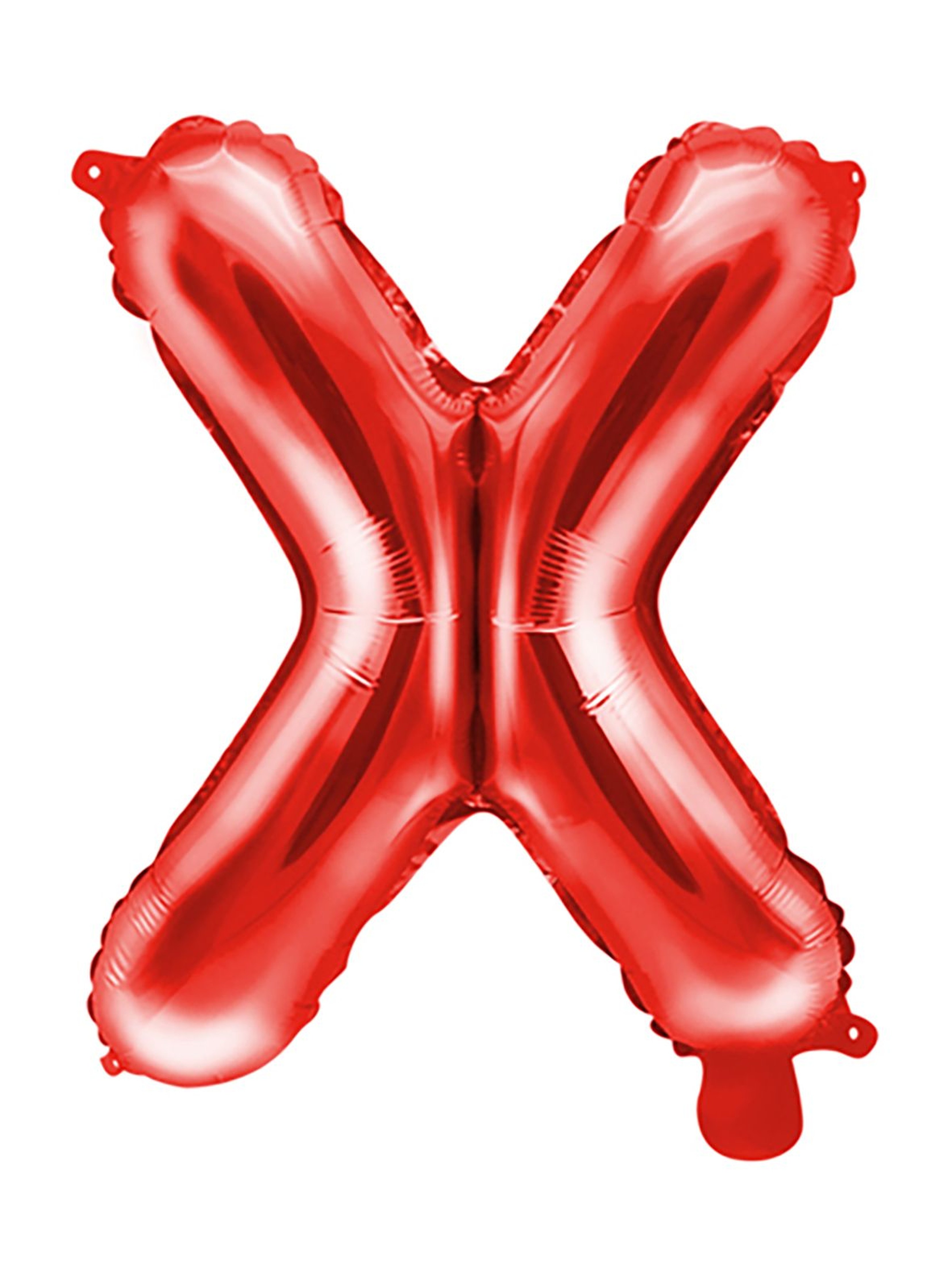 Balon foliowy Litera ''X'' 35cm - czerwony
