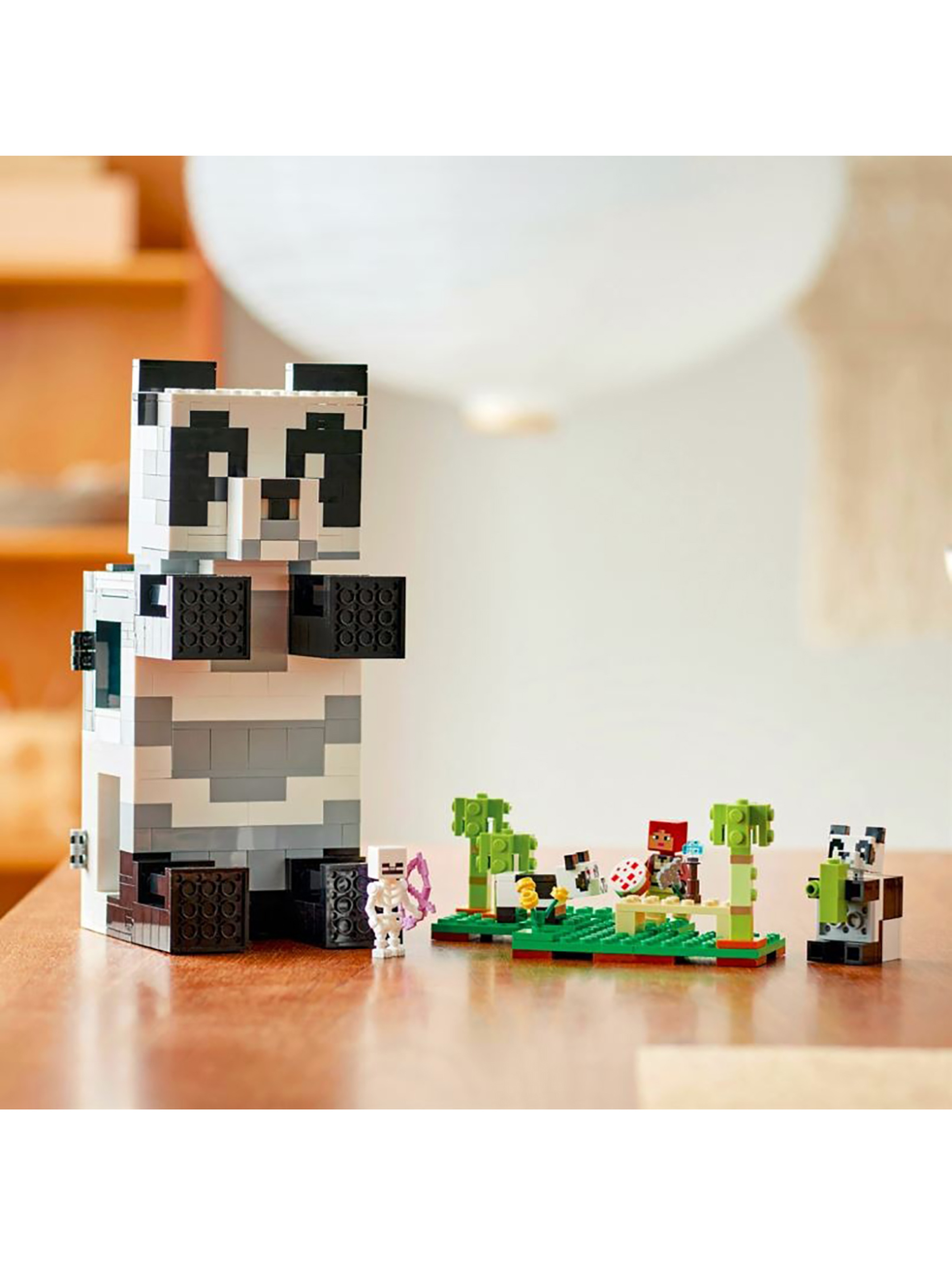 Klocki LEGO Minecraft 21245 Rezerwat pandy - 553 elementy,wiek 8 +