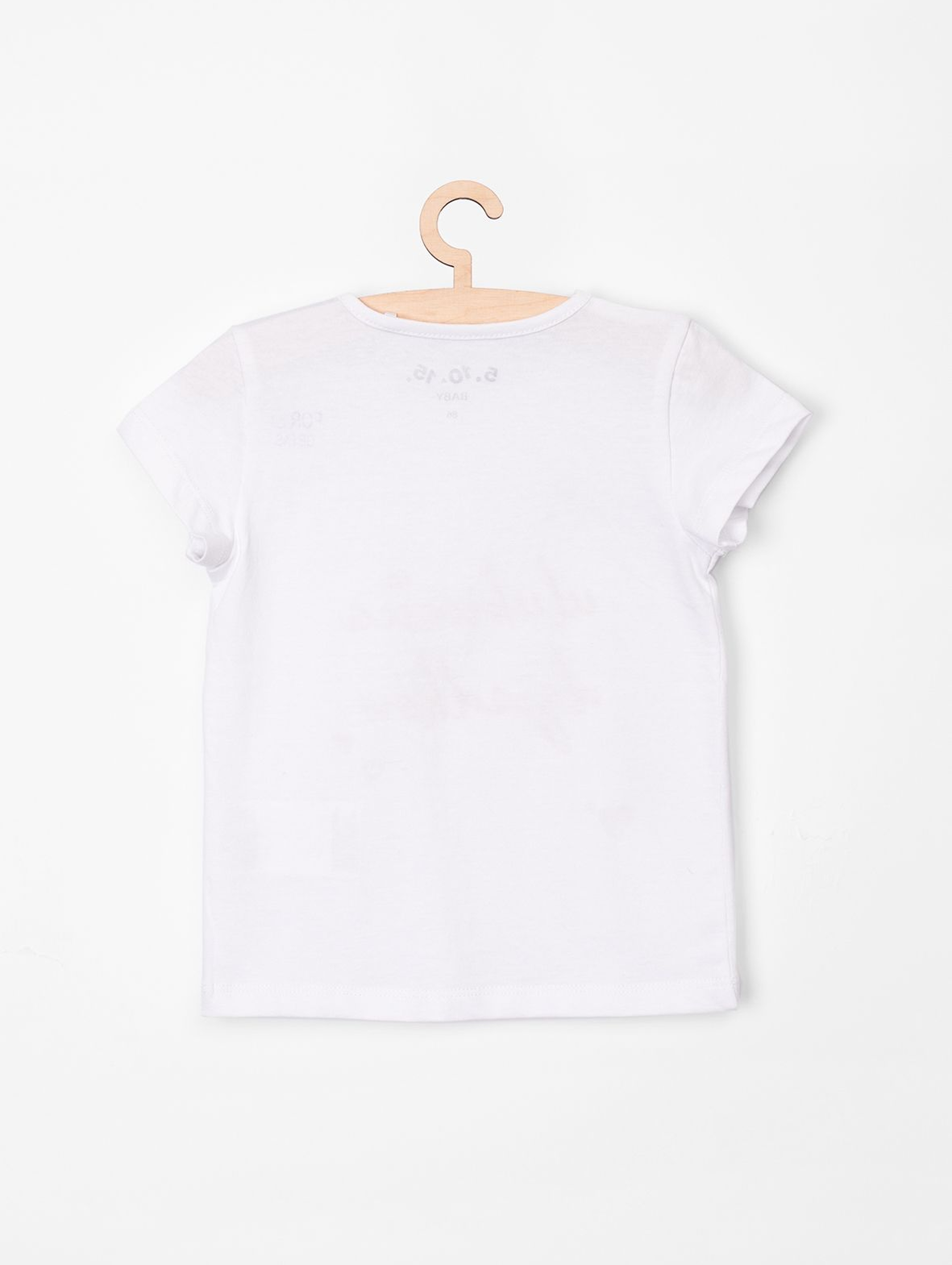 T-shirt niemowlęcy biały z napisem Ulubienica Dziadków