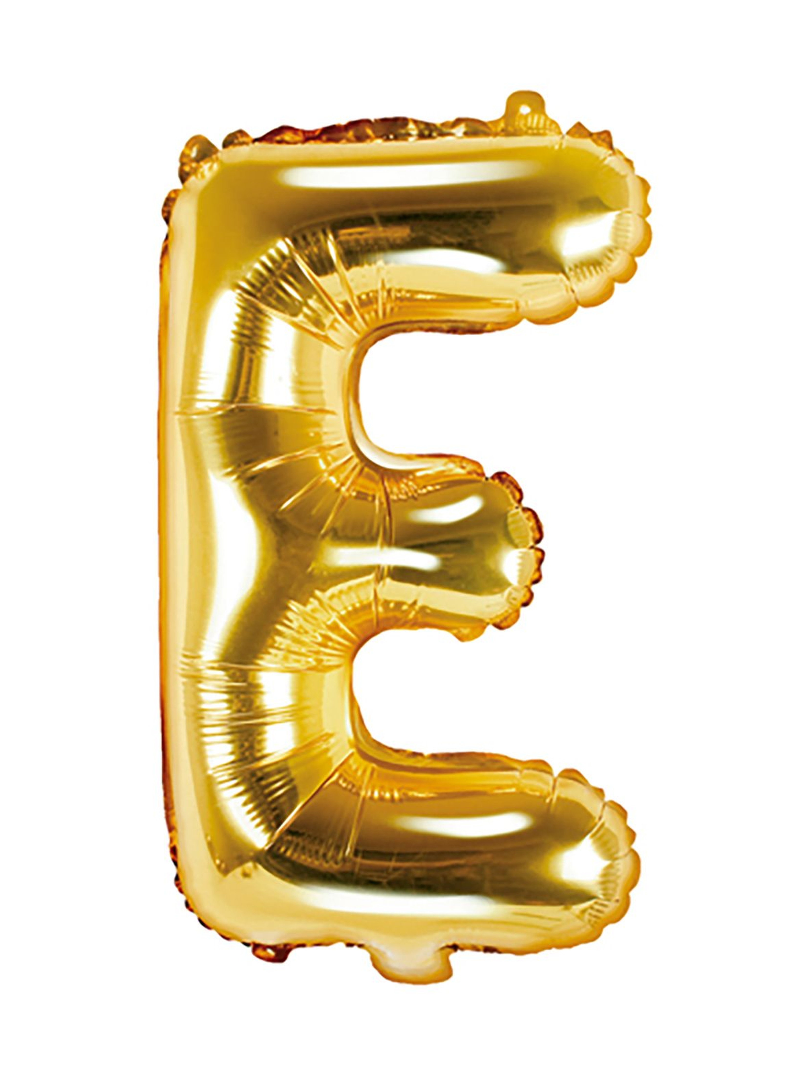 Balon foliowy Litera ''E'' 35cm - złoty