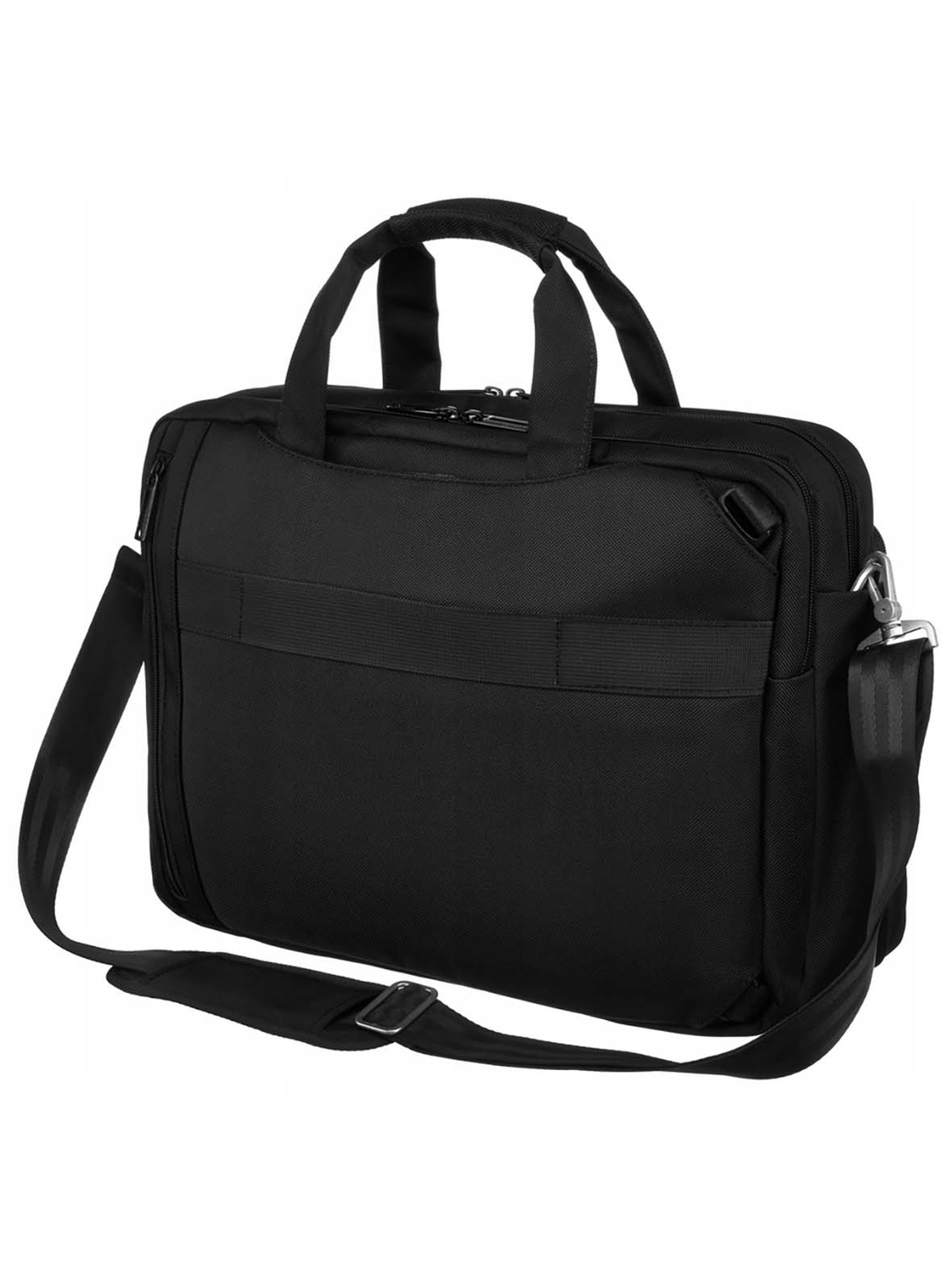 Biznesowy torboplecak na laptopa czarny - Rovicky