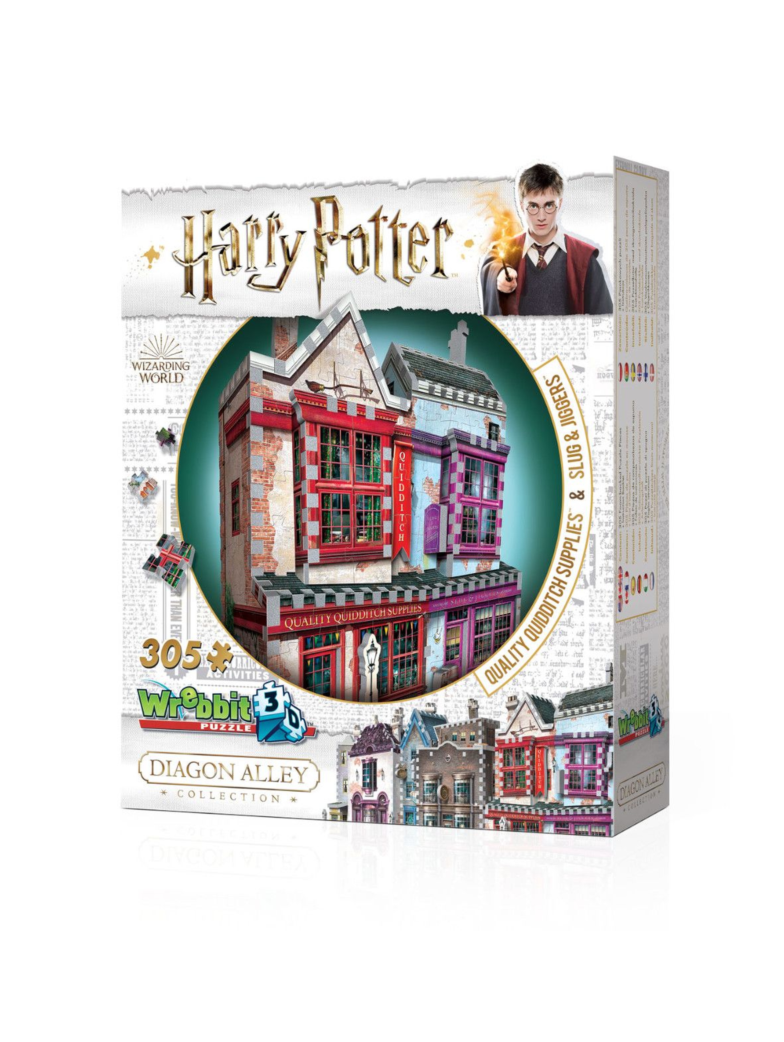 Wrebbit 3d puzzle Harry Potter Quality Quidditch Supplies & Slug & Jiggers 305 elementów