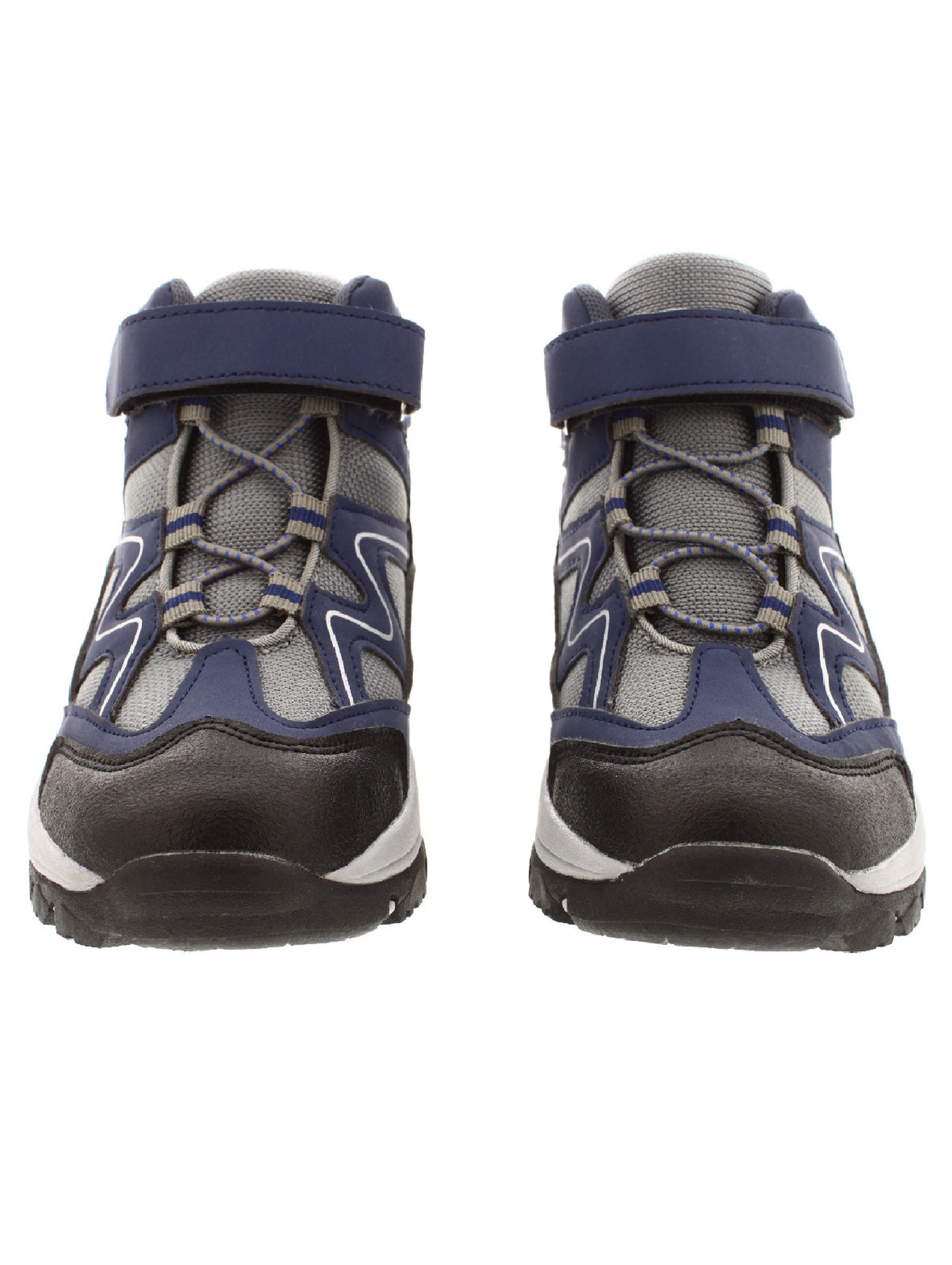 Granatowe buty trekkingowe dla chłopca na rzep