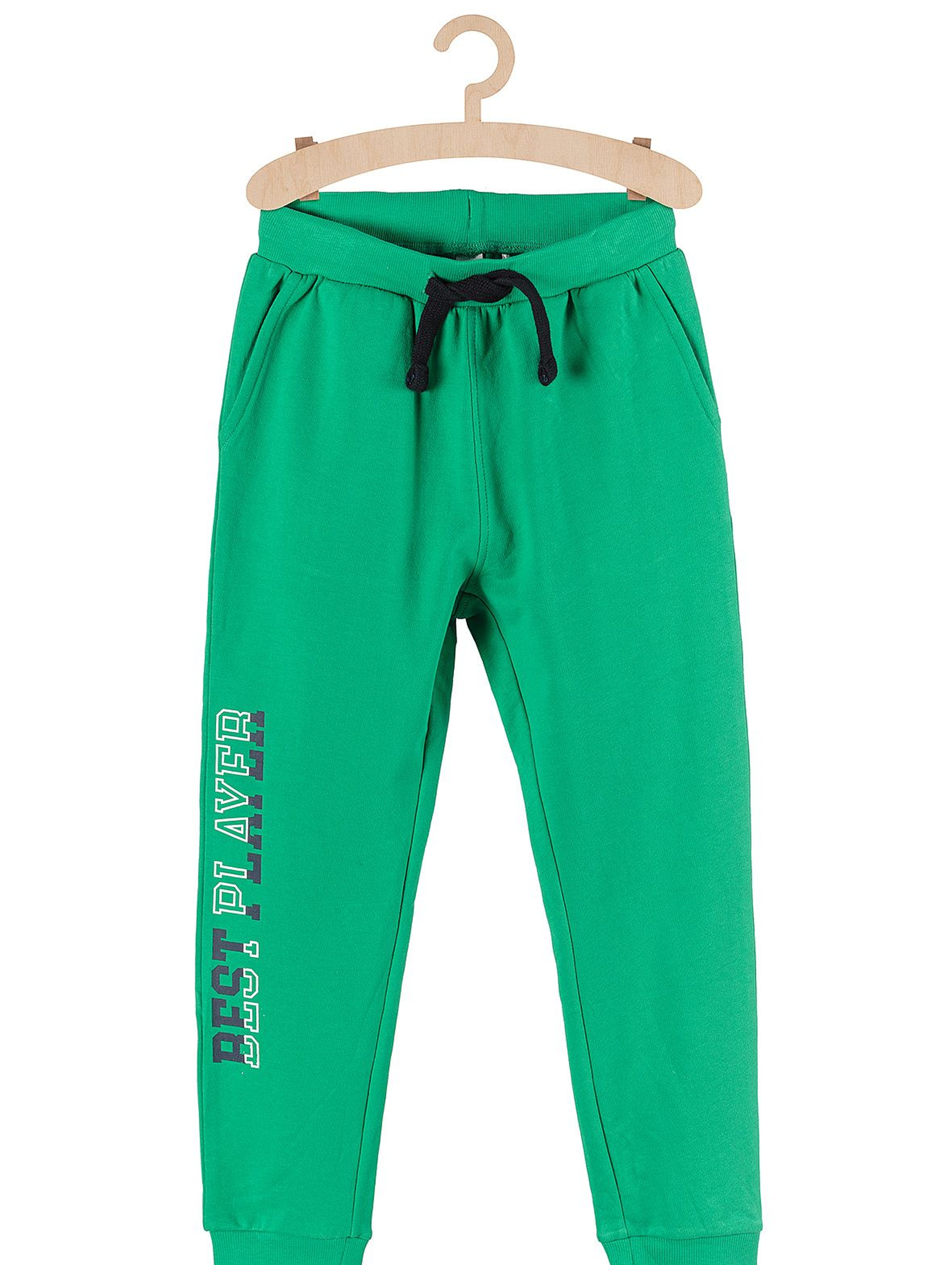 Spodnie dresowe dla chłopca- zielone