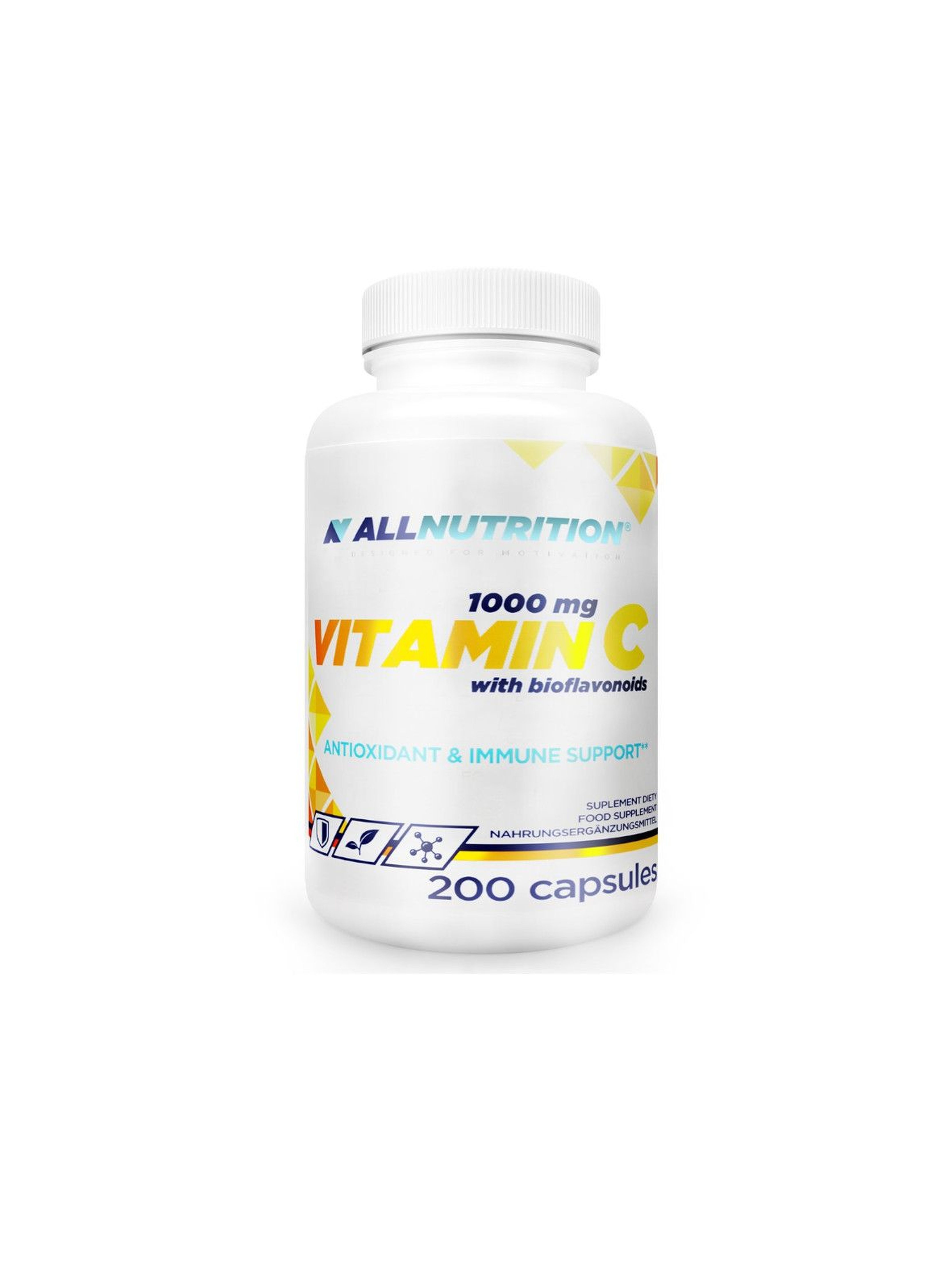 Suplementy diety - Allnutrition Witamina C z bioflawonoidami  - 200 kapsułek
