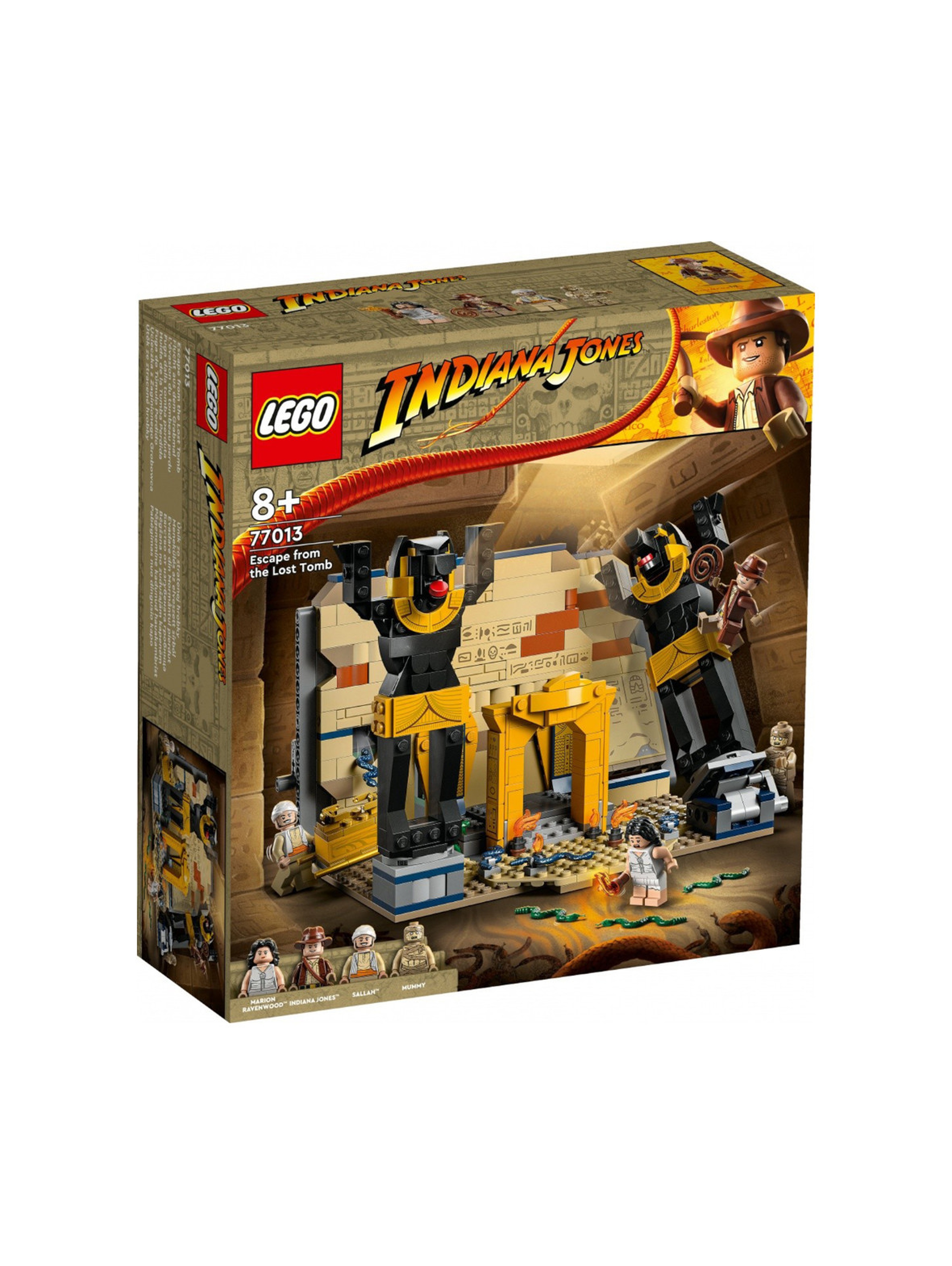 Klocki LEGO Indiana Jones 77013 Ucieczka z zaginionego grobowca - 600 elementów, wiek 8 +