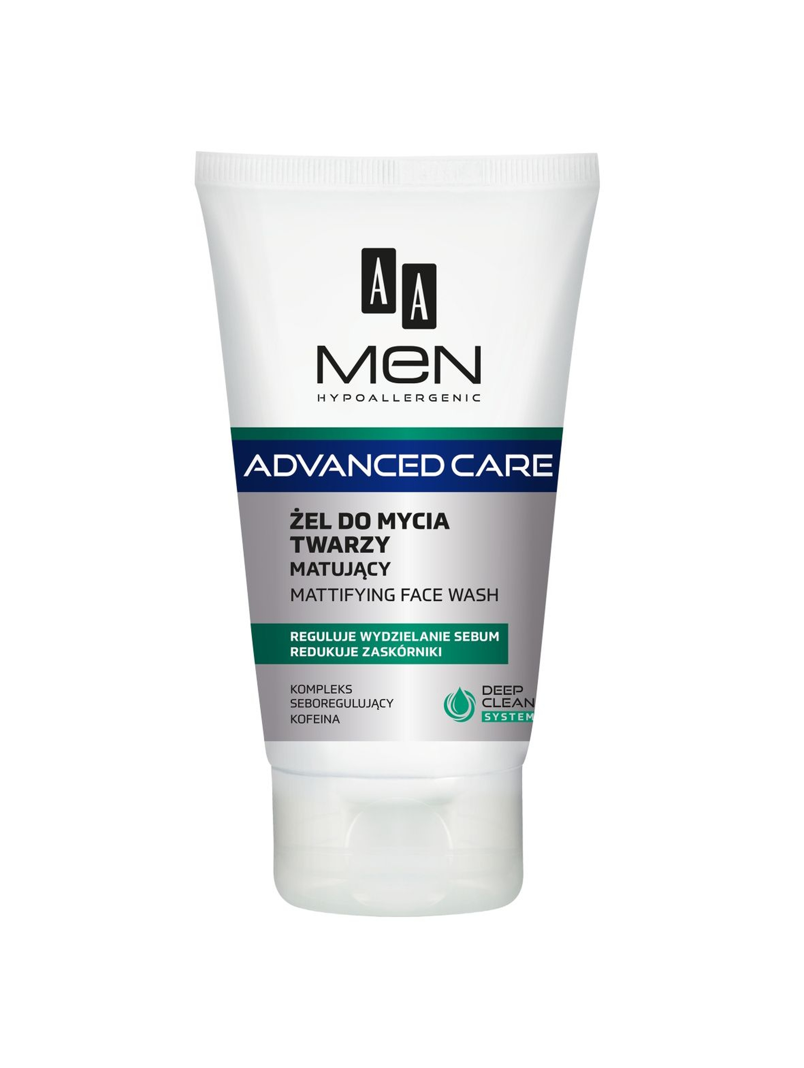 AA Men Advanced Care Żel do mycia twarzy matujący 150 ml