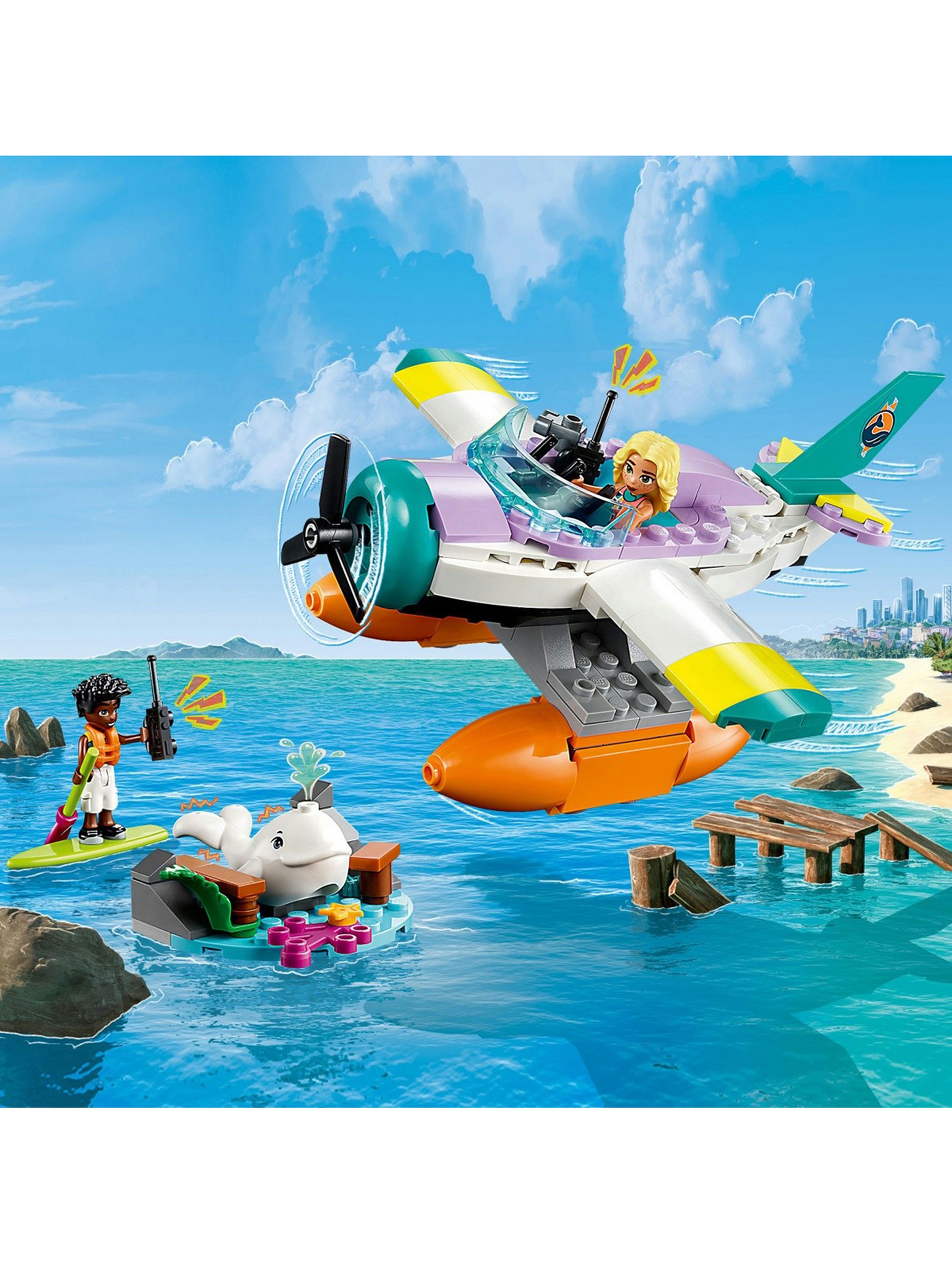 Klocki LEGO Friends 41752 Hydroplan ratowniczy - 203 elementy, wiek 6 +