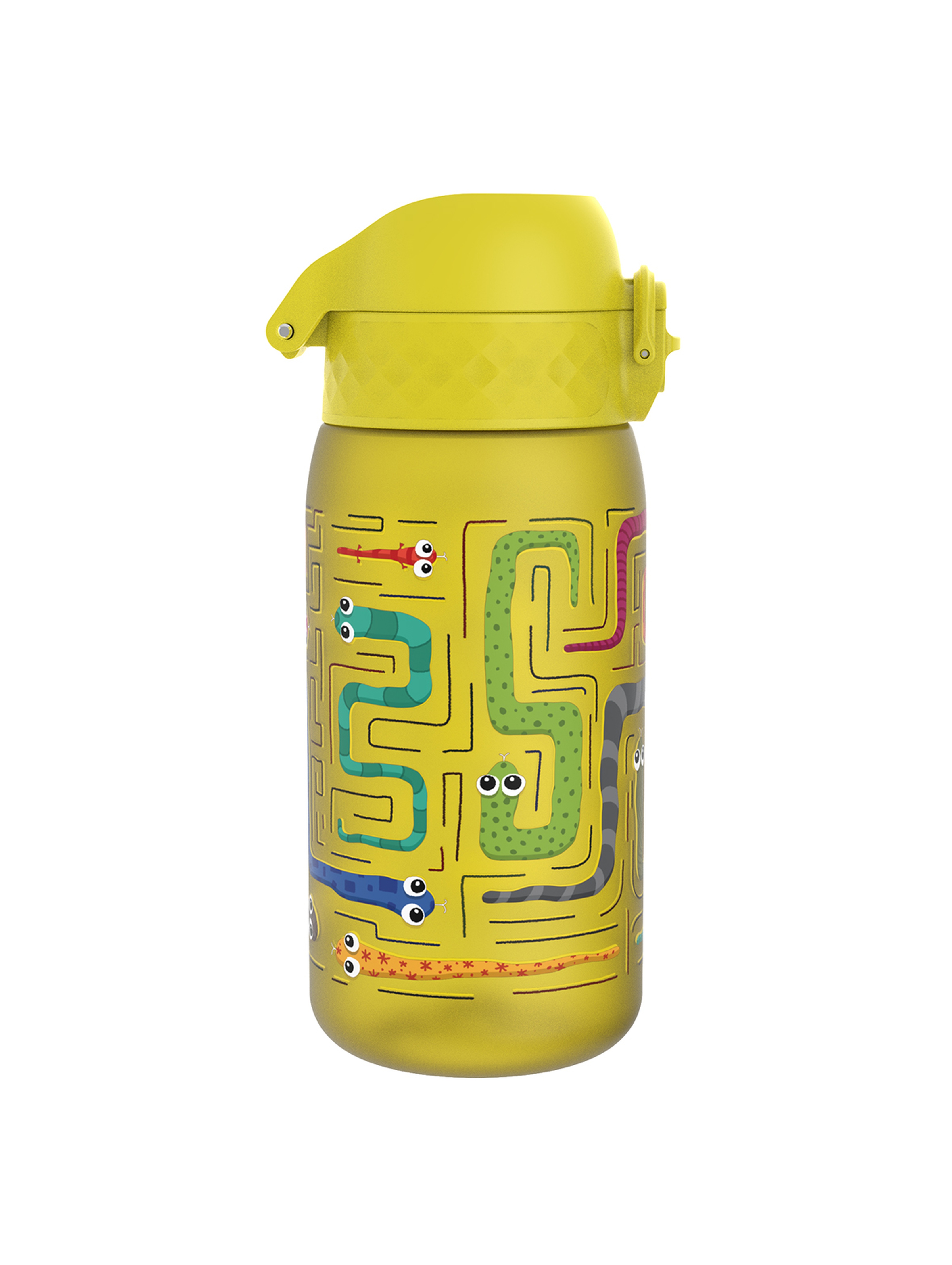 Butelka na wodę ION8 BPA Free Snakes 350ml - żółta
