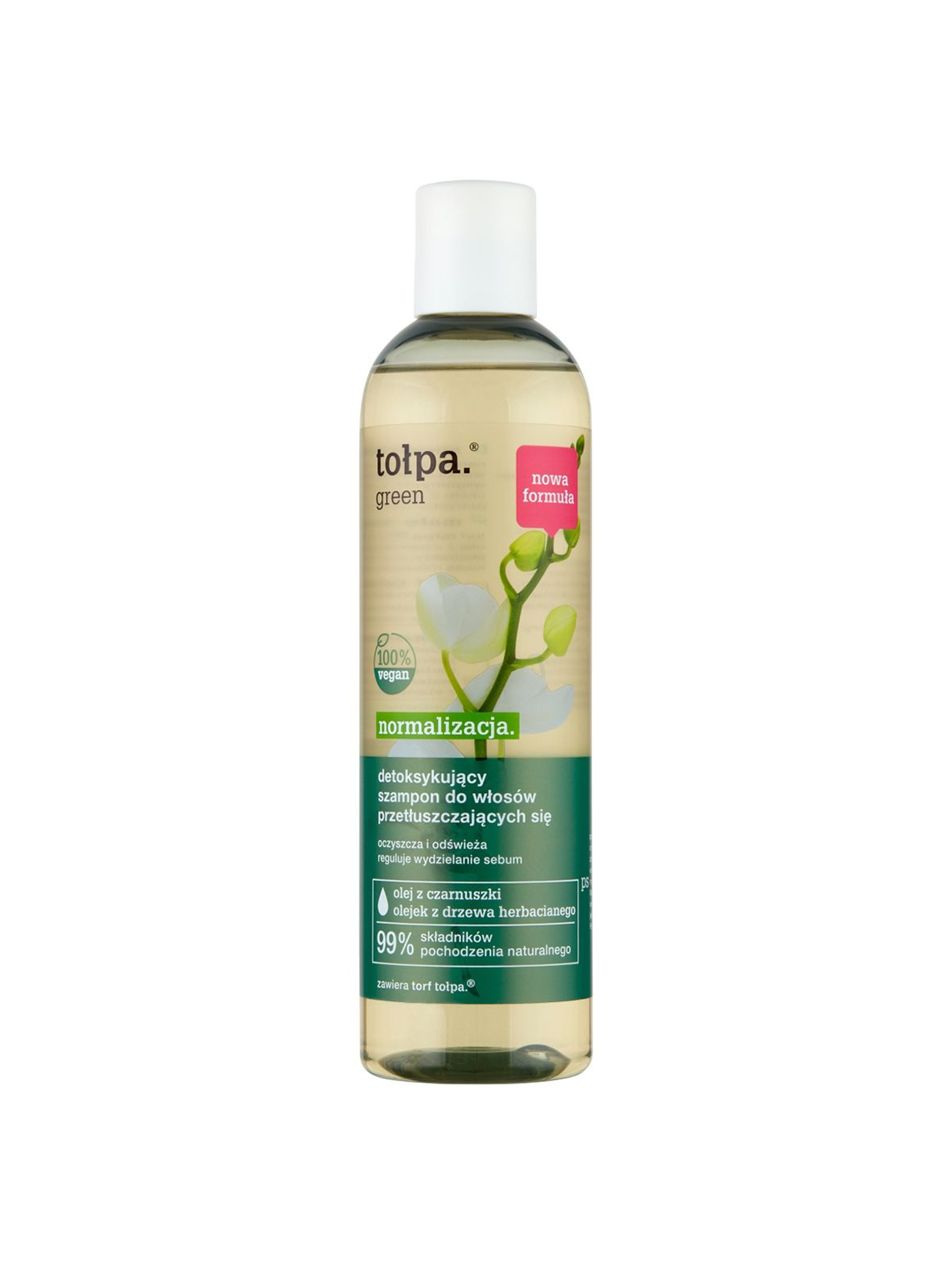 Tołpa green normalizacja-detoksykujący szampon do włosów przetłuszczających się 300 ml