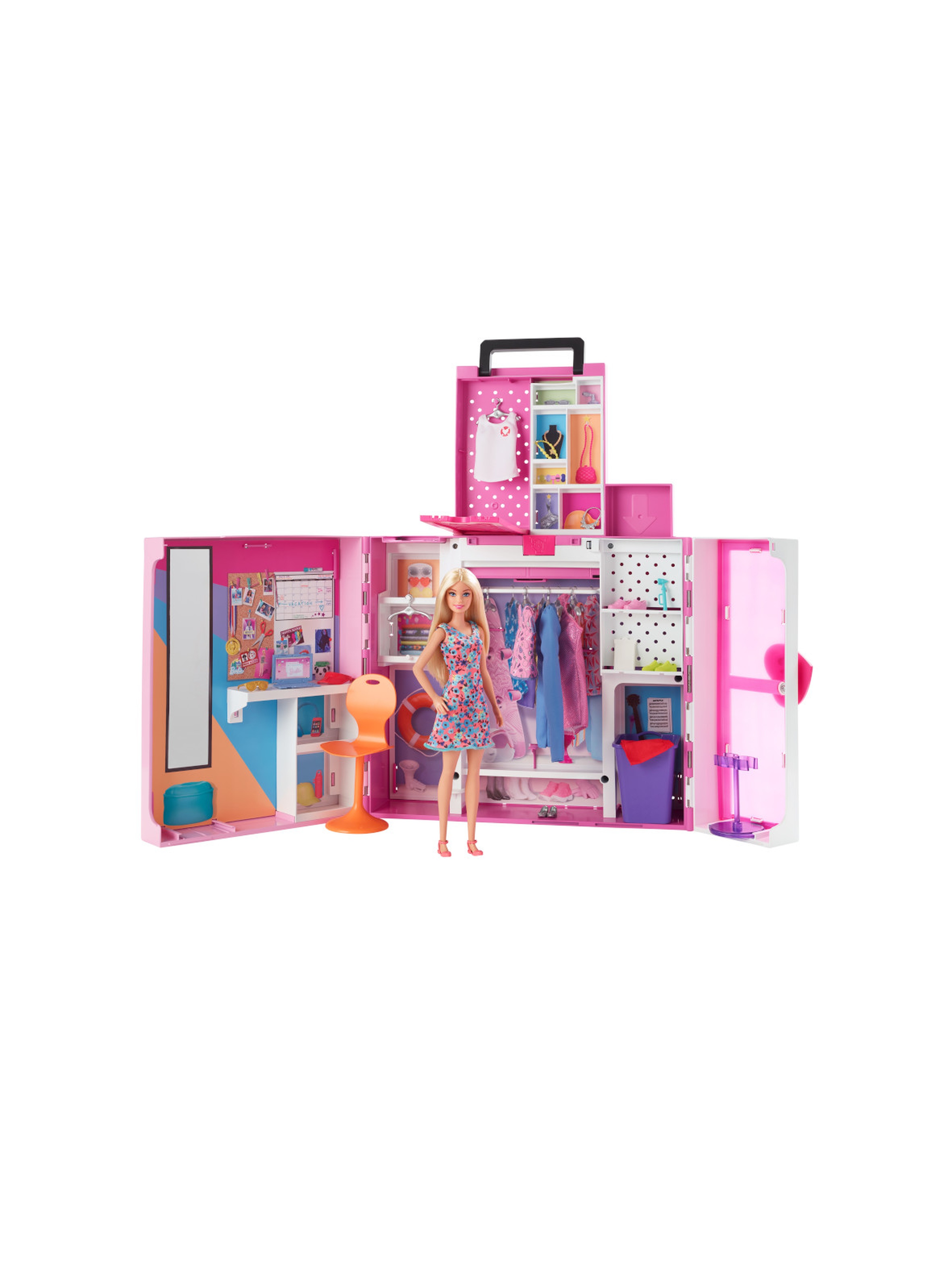 Barbie garderoba + lalka - zestaw