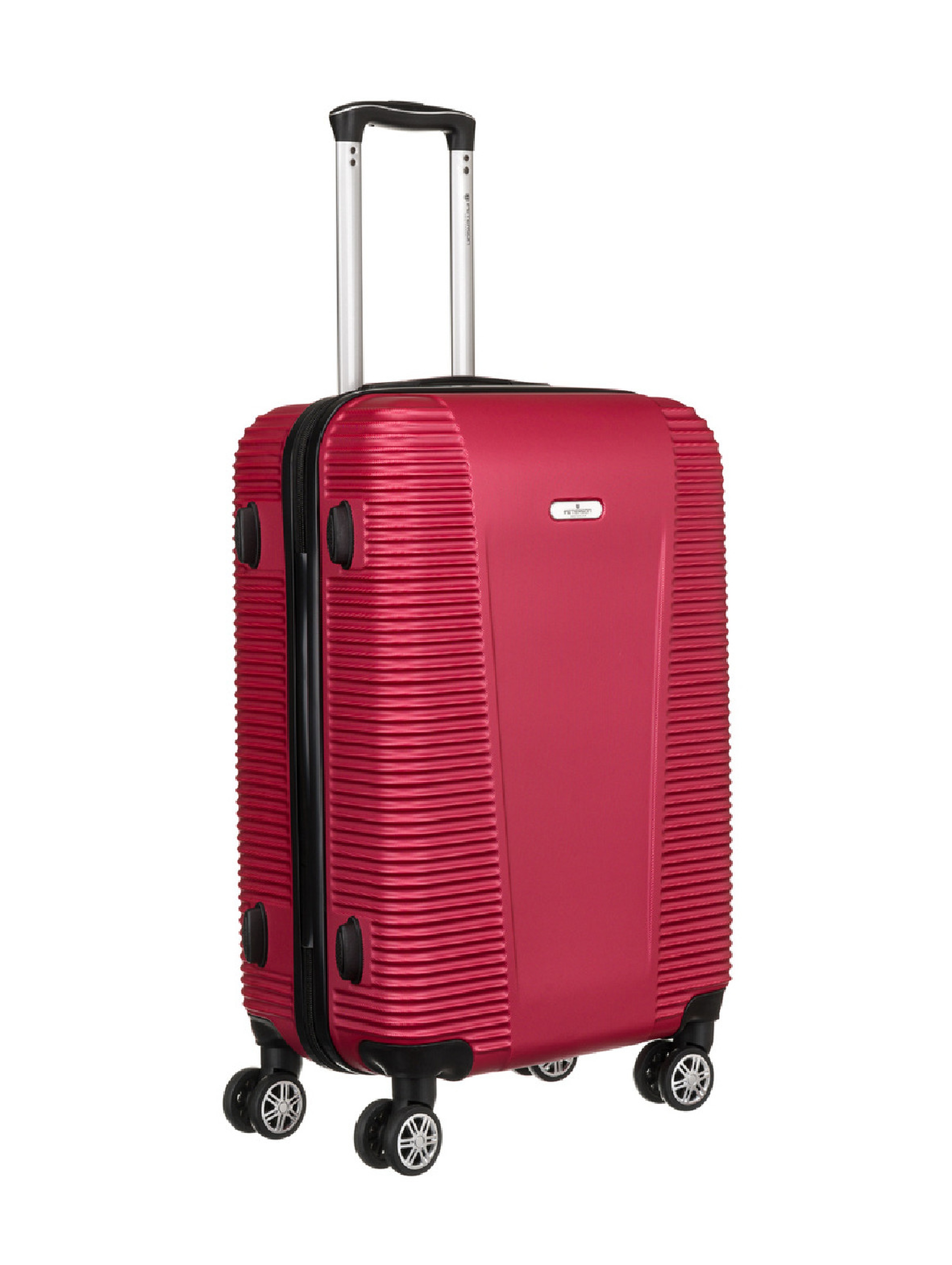 Mała walizka kabinowa z tworzywa ABS+ — Peterson czerwona