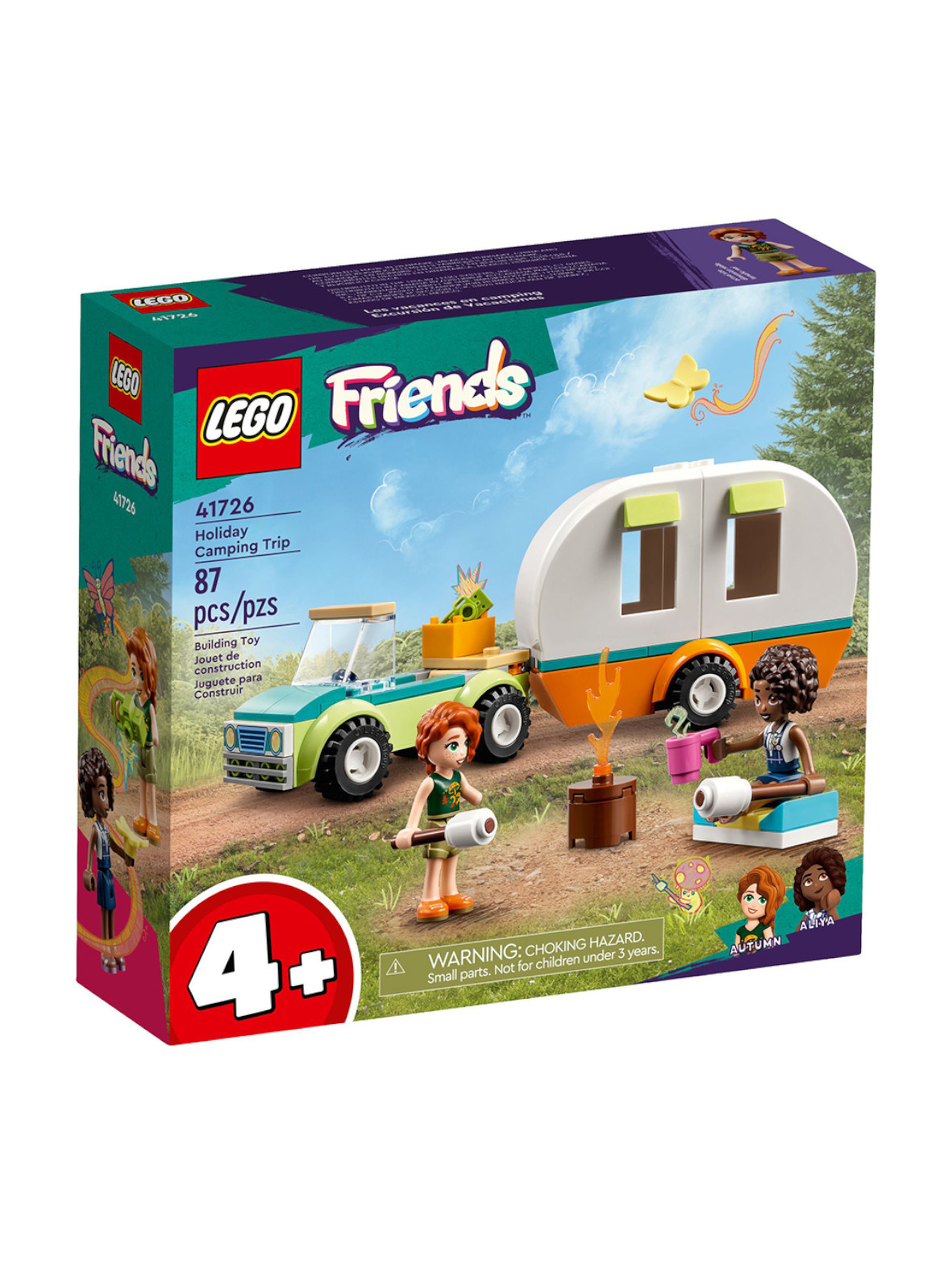 Klocki LEGO Friends 41726 Wakacyjna wyprawa na biwak - 87 elementów, wiek 4 +