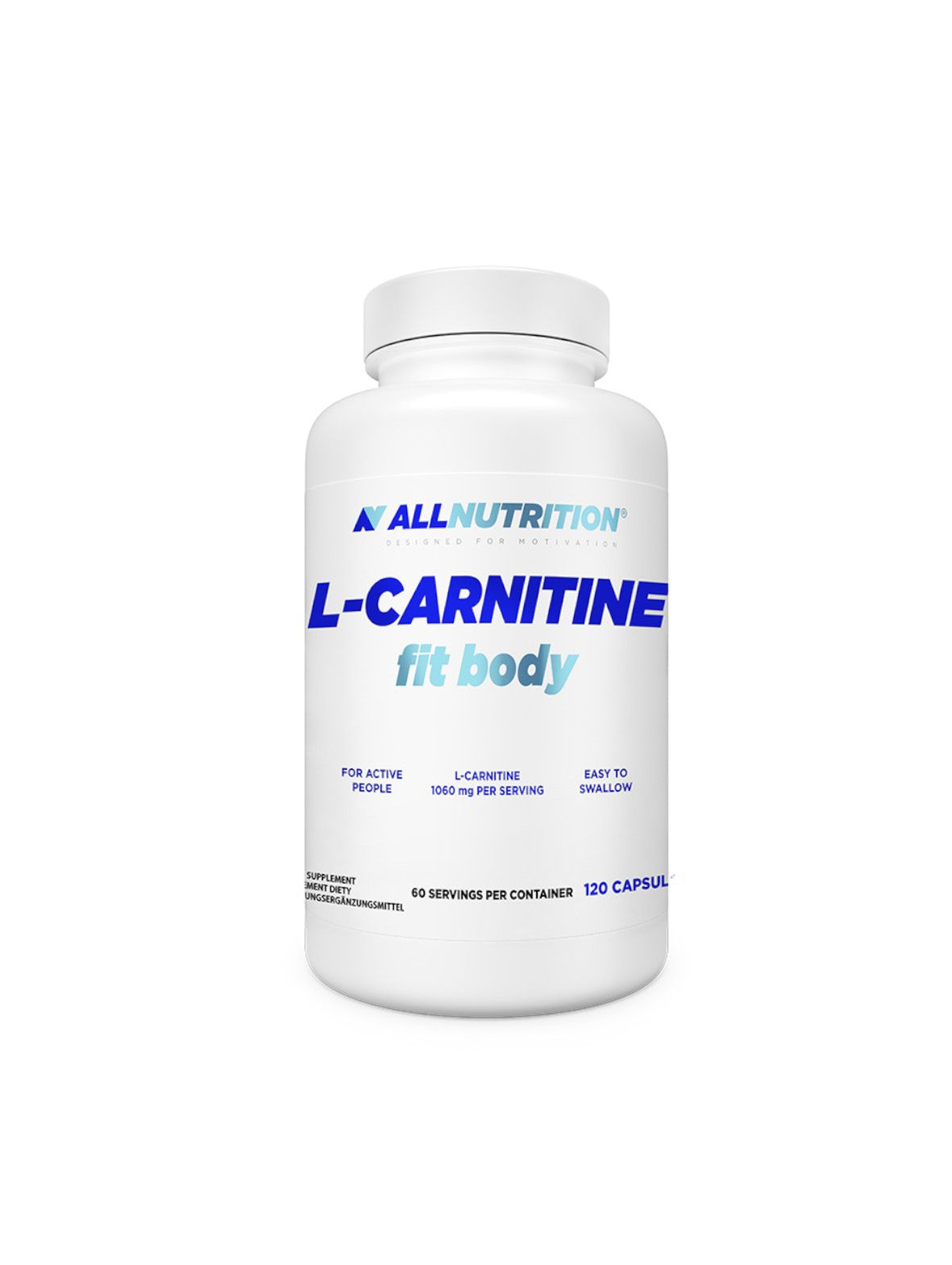 Suplementy diety - Allnutrition L-Karnityna - Spalacz tłuszczu - 120 kapsułek
