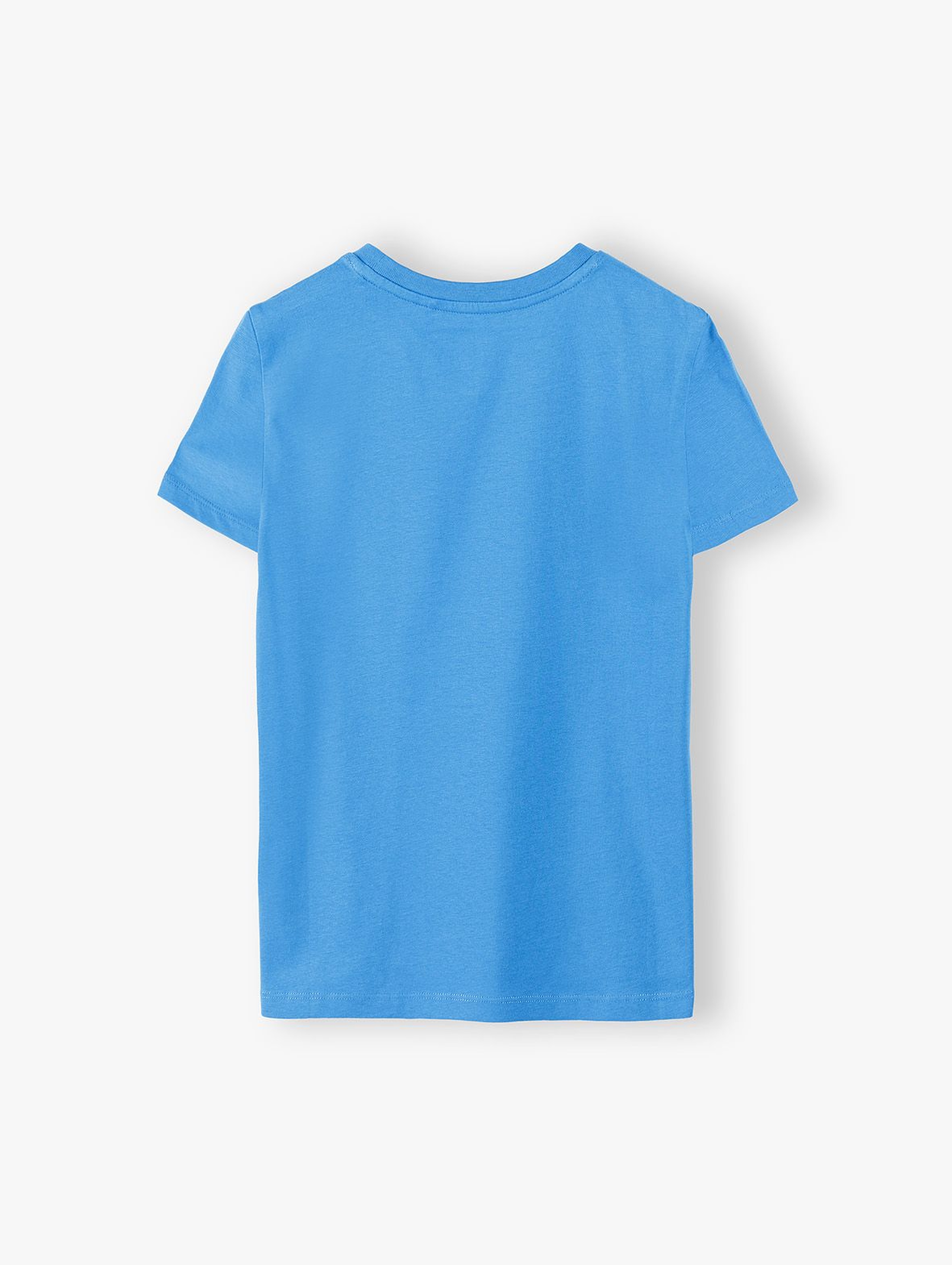 T-shirt chłopięcy z nadrukiem - niebieska