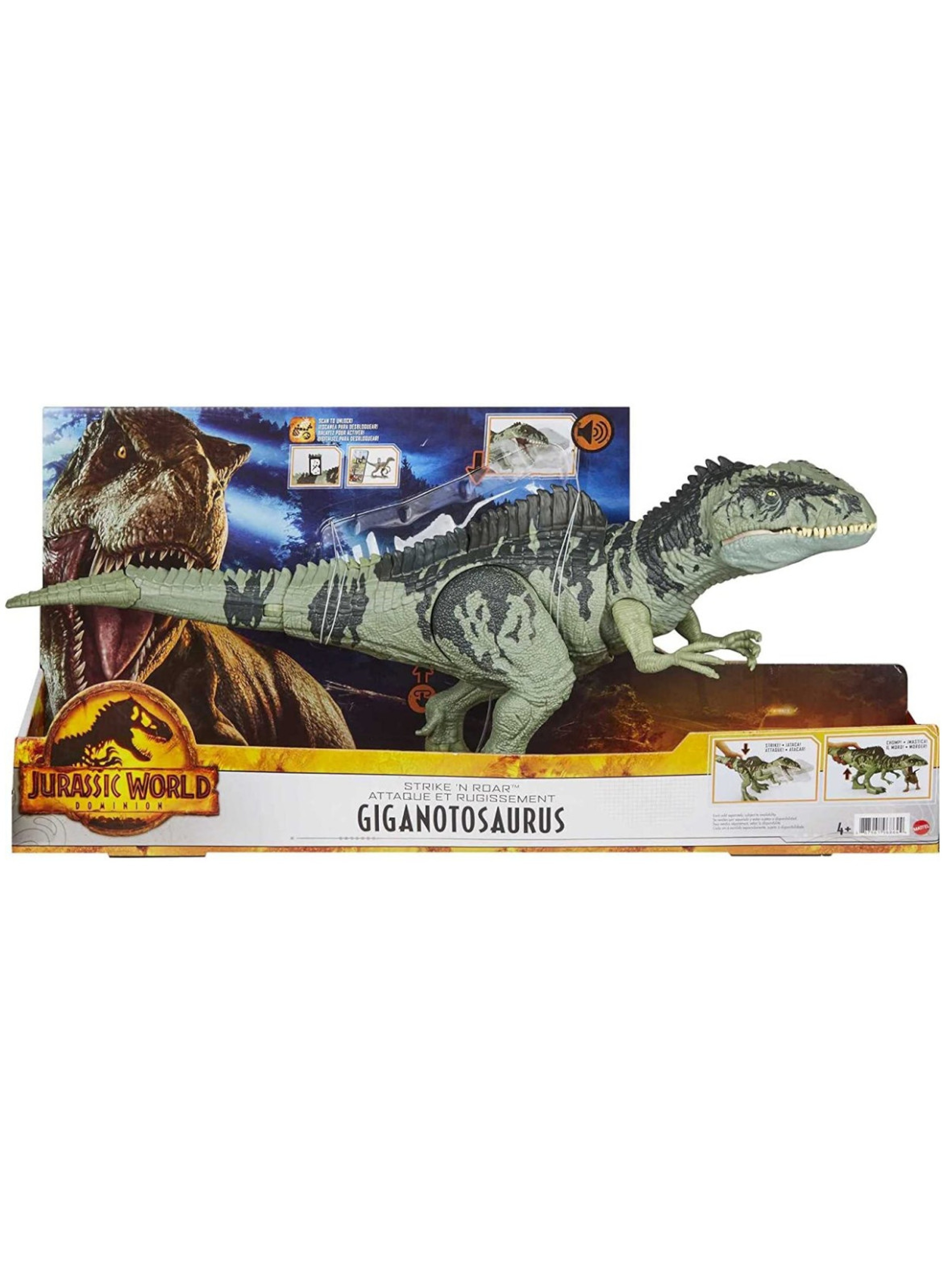 Figurka Jurassic World Duży dinozaur Atak i ryk