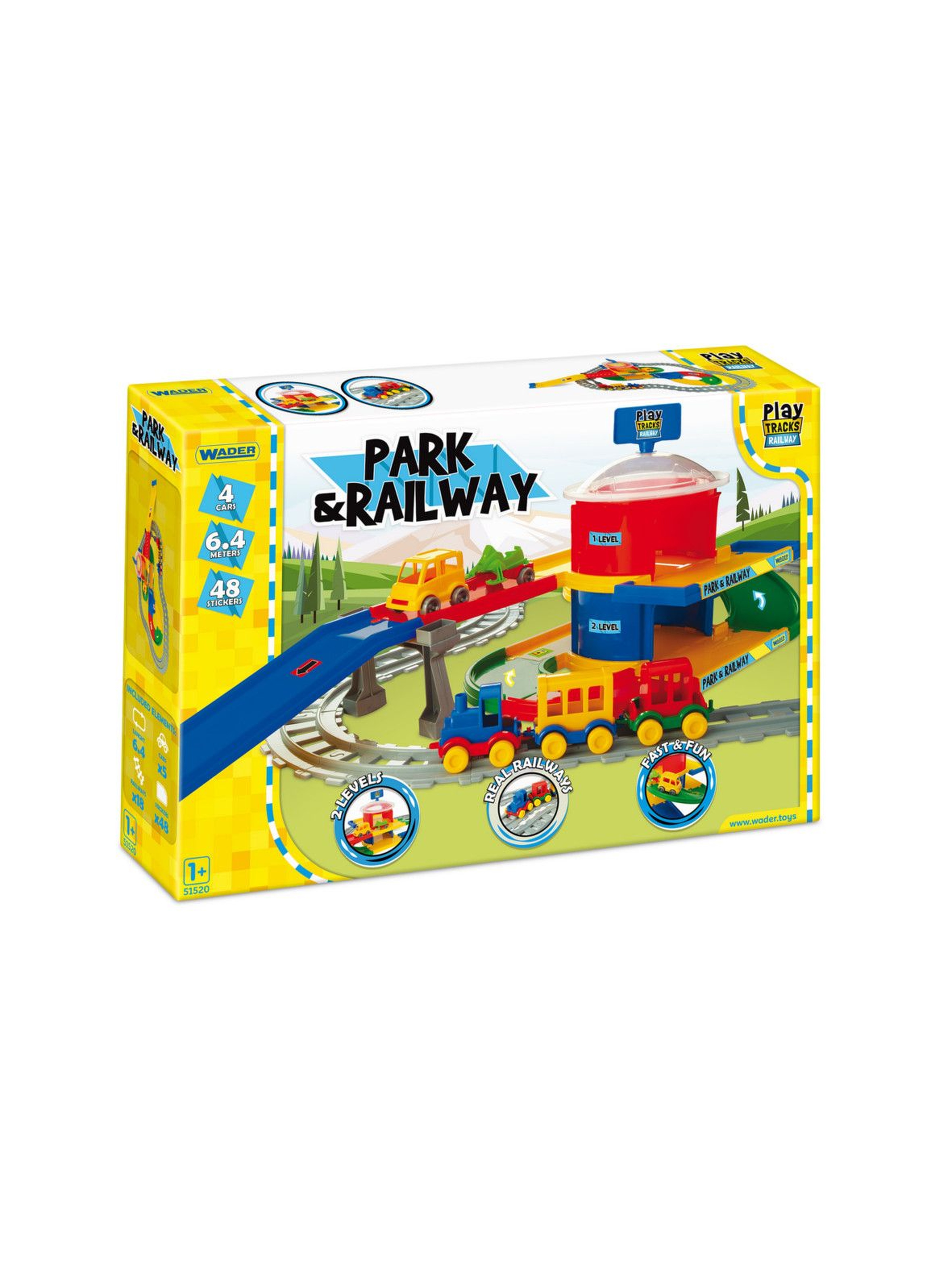 Zabawka Play Tracks Railway - Stacja kolejowa 12msc+