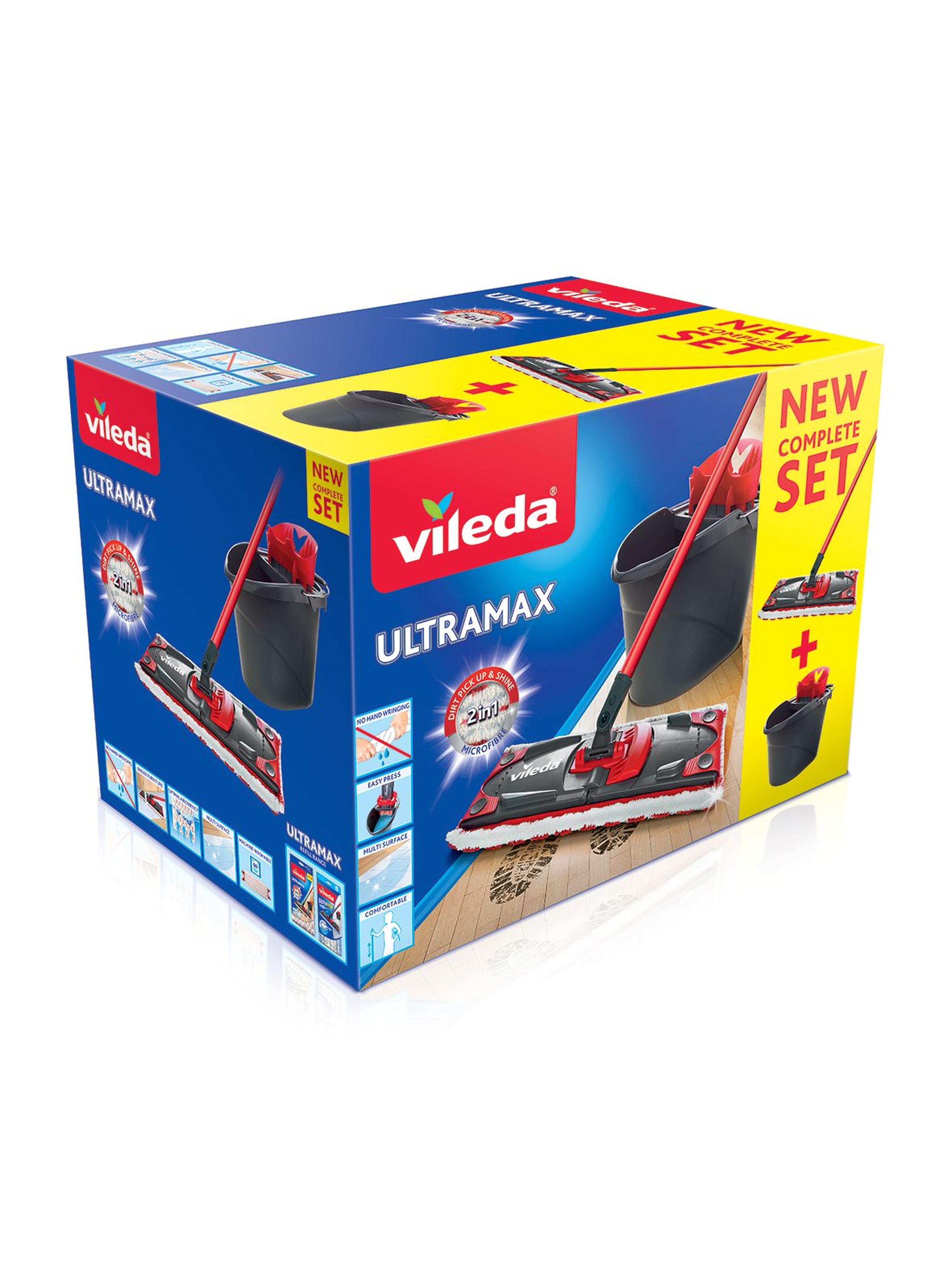 Zestaw Vileda Ultramax BOX mop + wiaderko