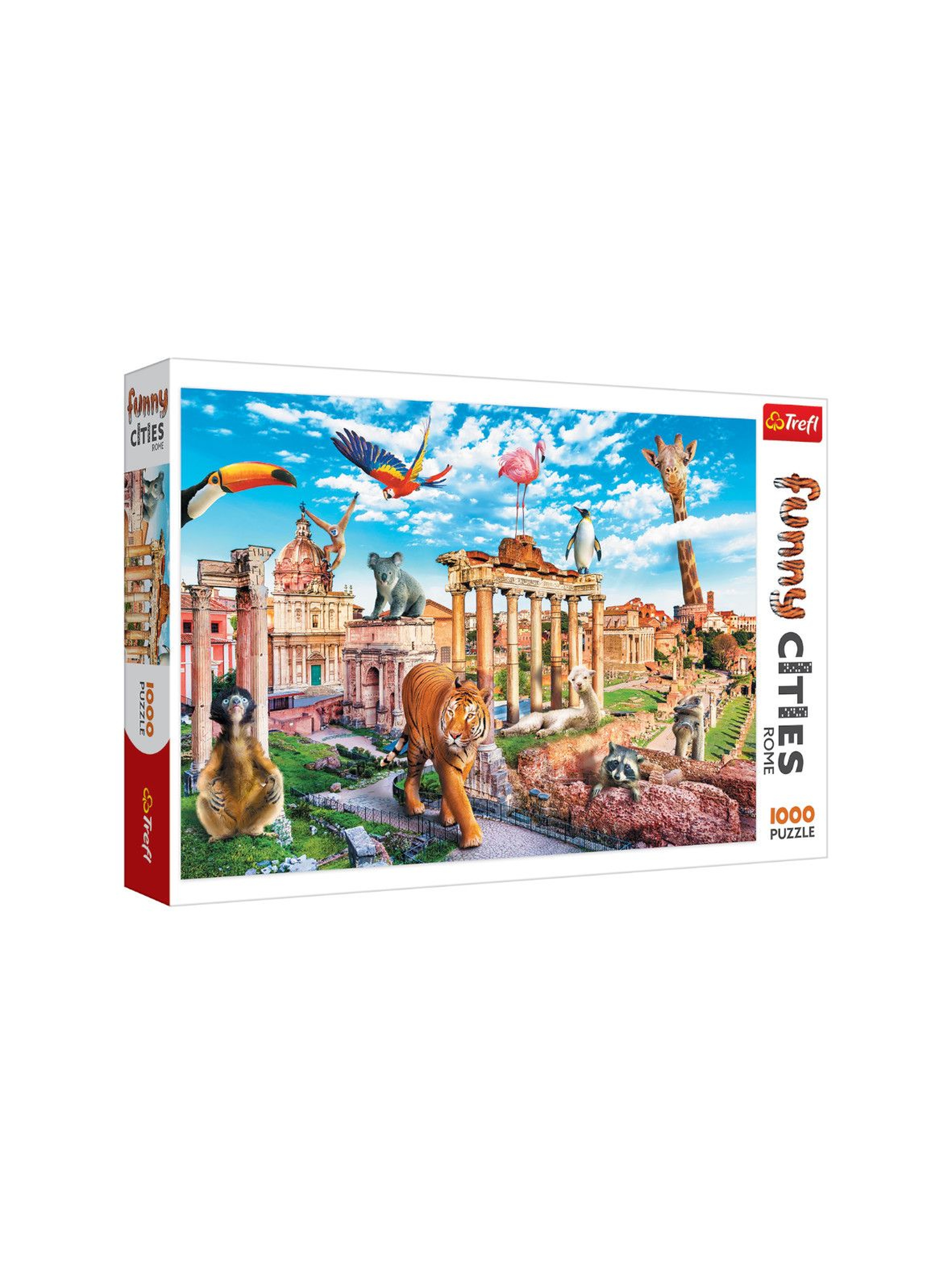 Puzzle 1000 Funny Cities - Dziki Rzym