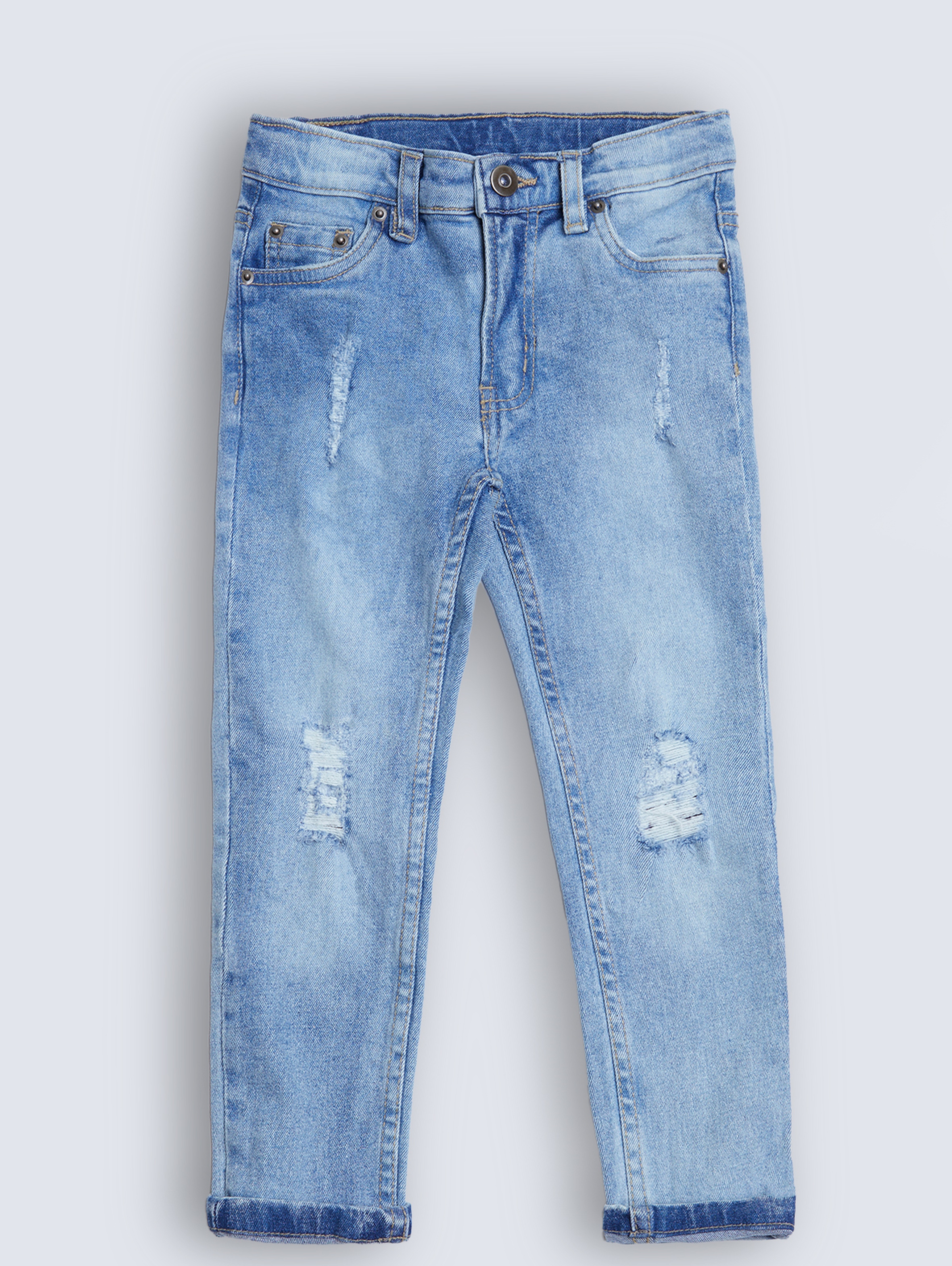 Niebieskie spodnie jeansowe skinny - unisex - Limited Edition