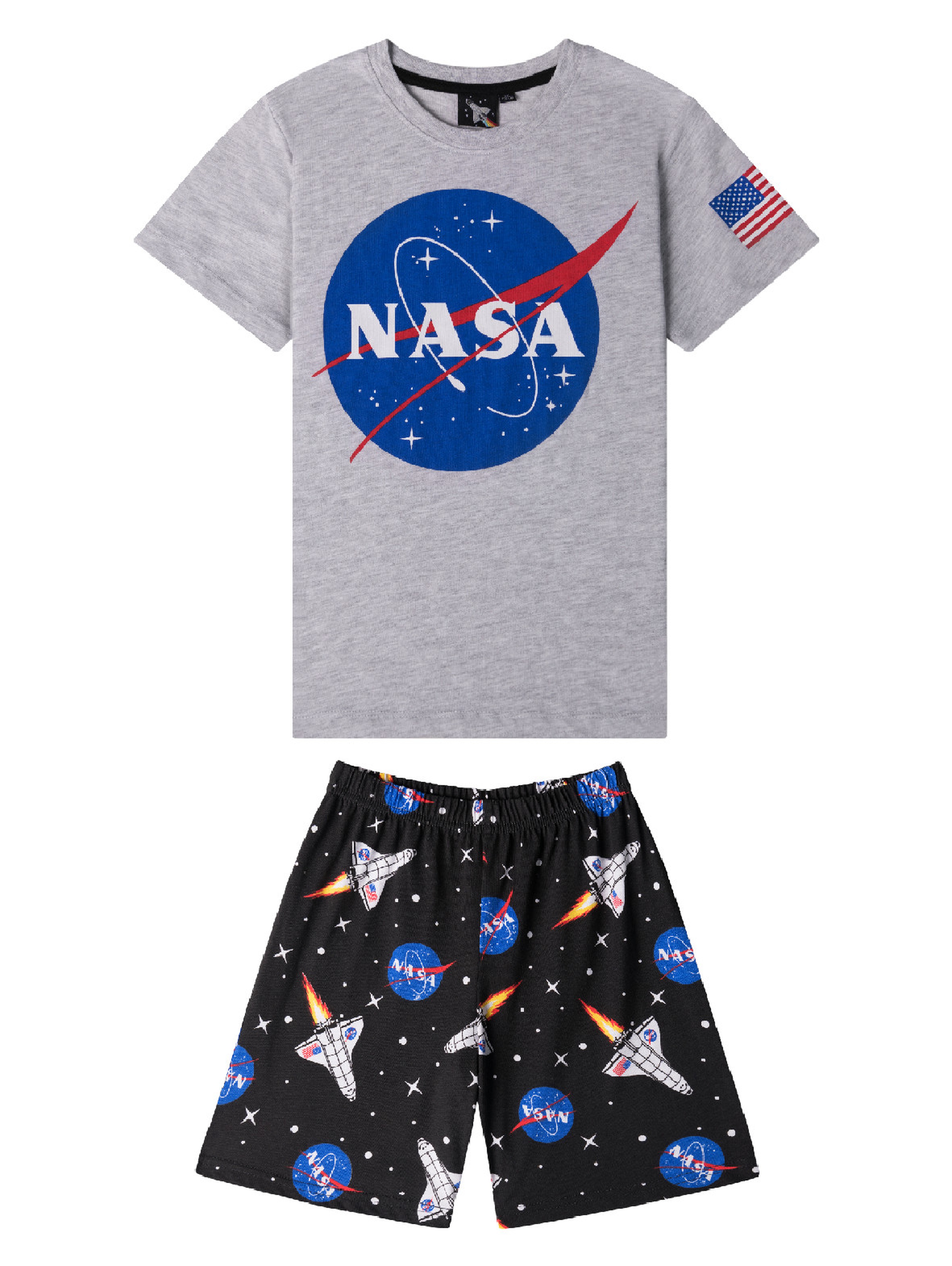 Bawełniana piżama chłopięca dwuczęściowa- NASA