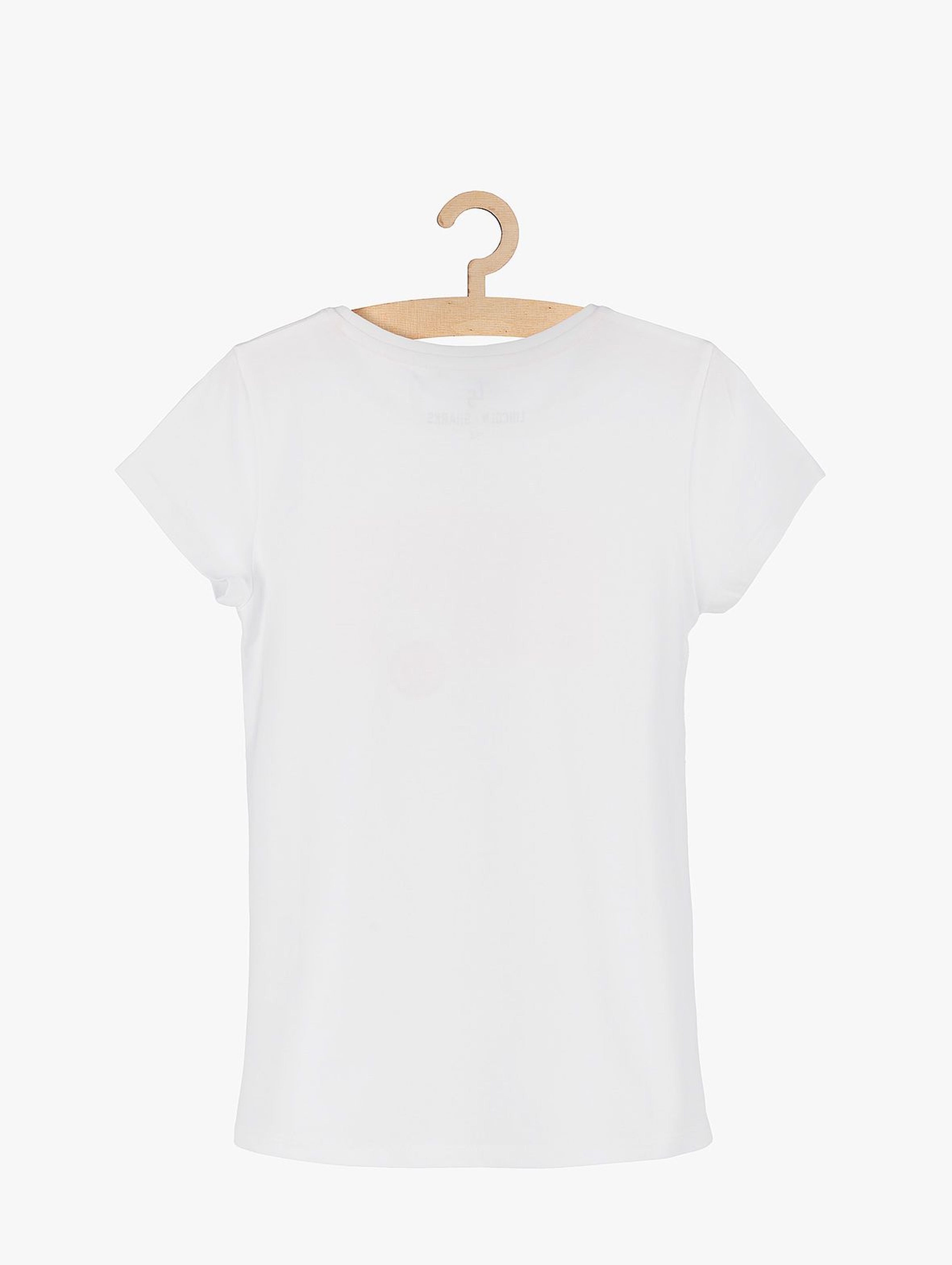 Biały t-shirt z napisem MOVE