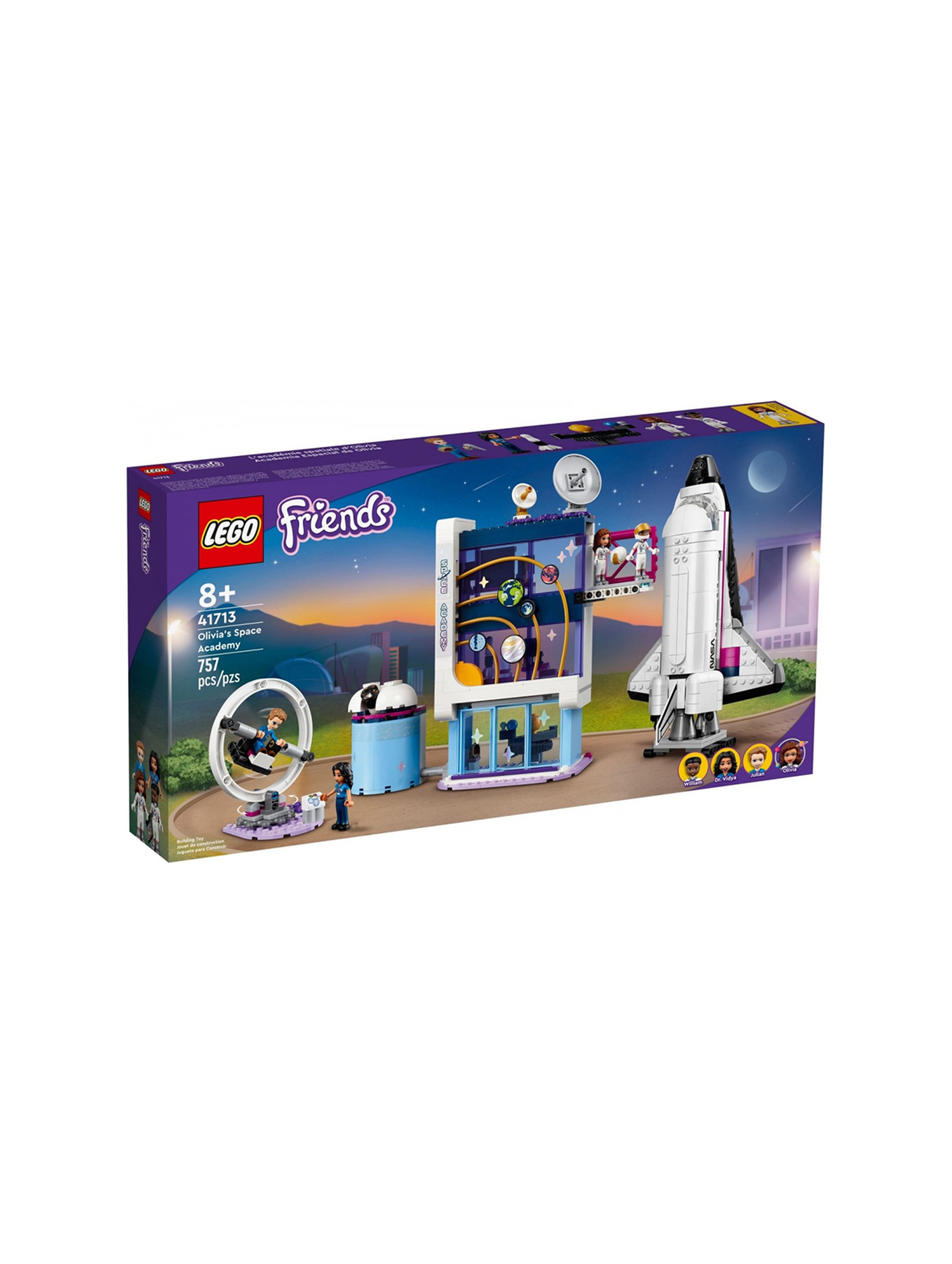 LEGO Friends - Kosmiczna akademia Olivii 41713 - 757 elementów, wiek 8+