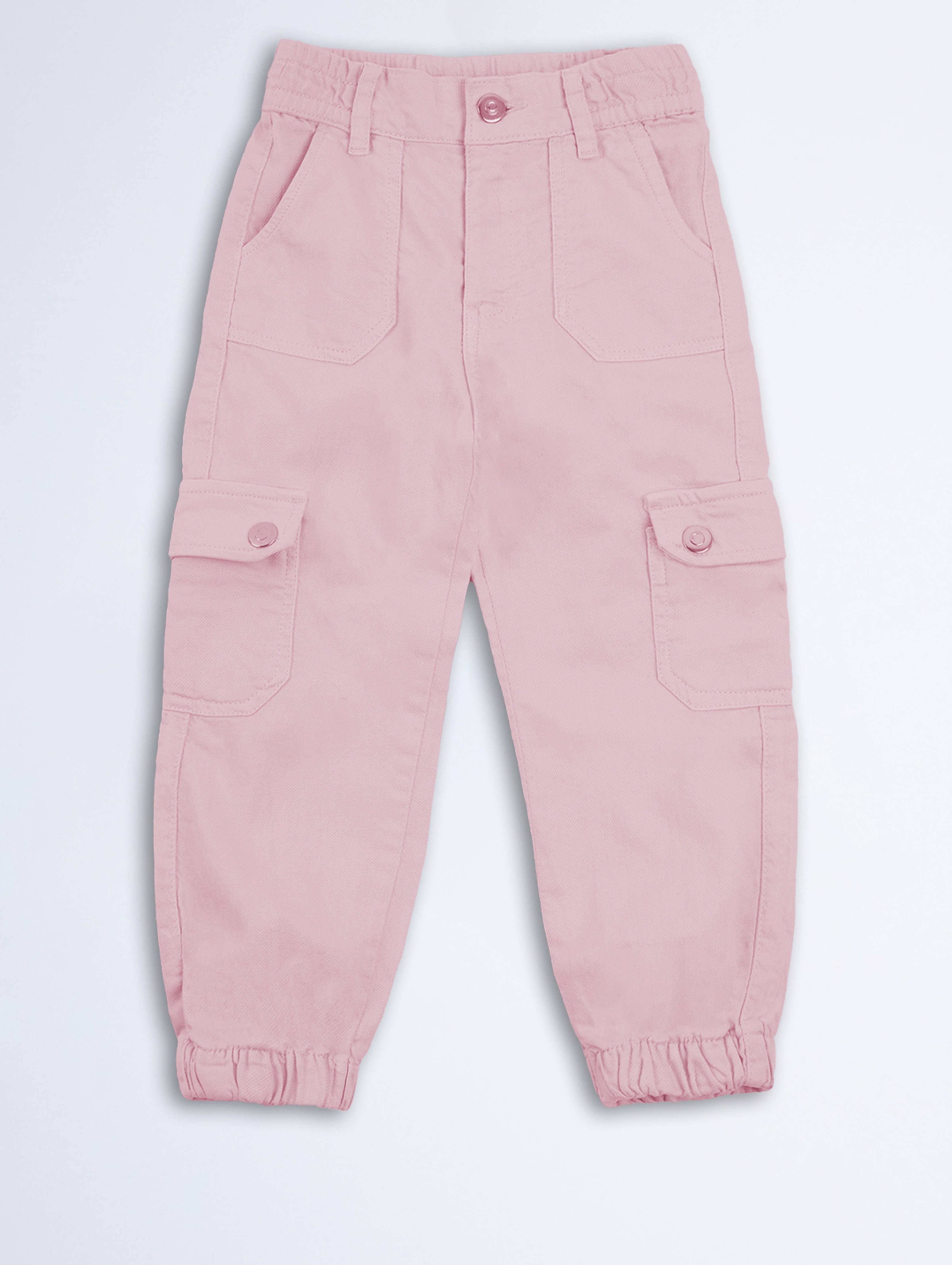 Różowe spodnie bojówki dla niemowlaka - Limited Edition